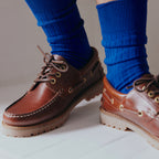 Garment Project Ollie Boat shoe Black / Gum Leather