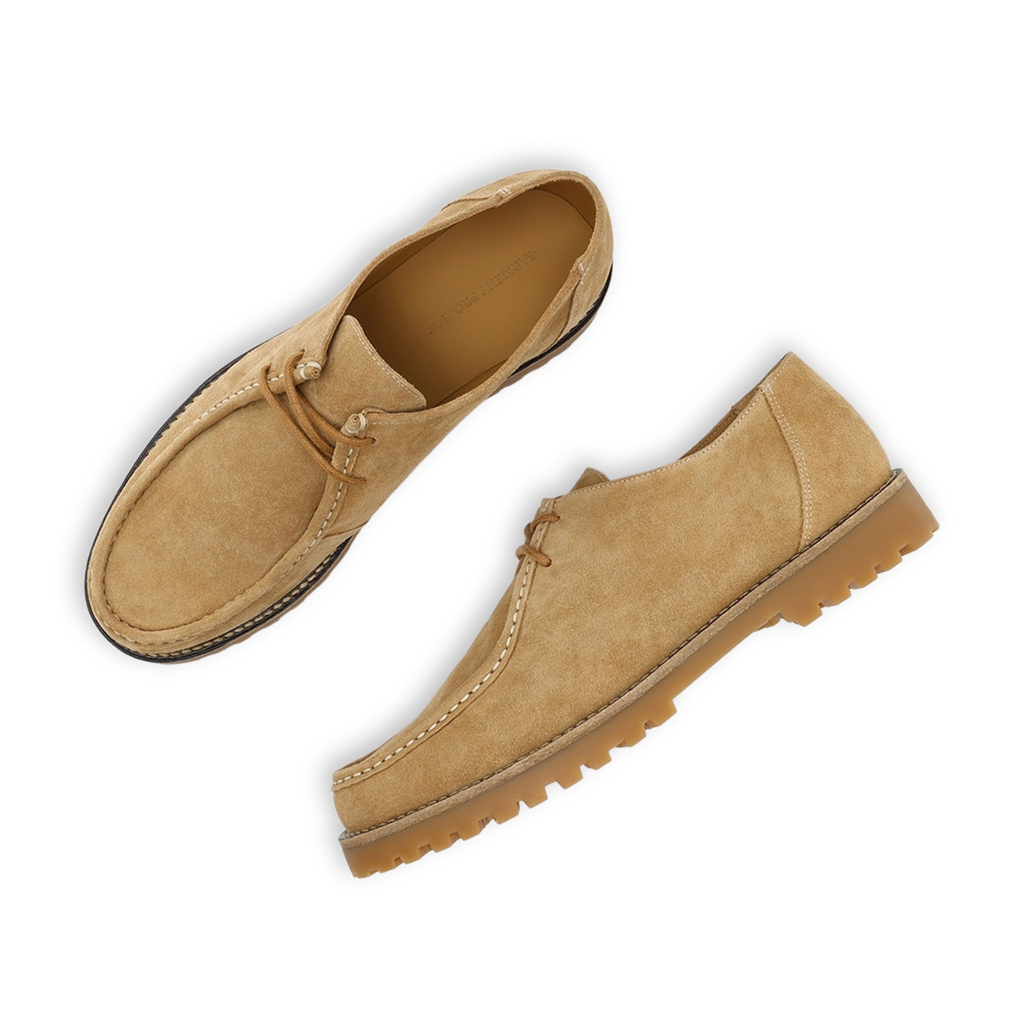 Garment Project Pete Moc Toe Earth Suede
