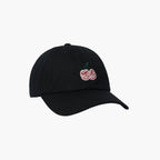 Huf Cherries 6 Panel Curved Visor Cap - Black