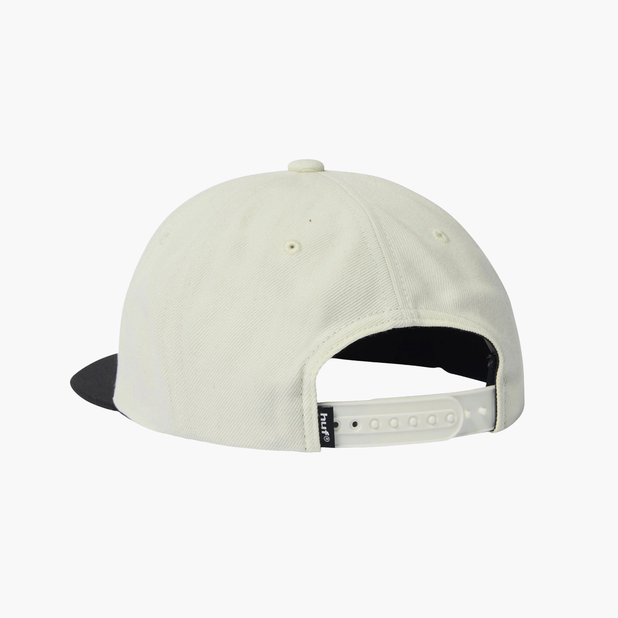 Huf Classic Arch Brushed Snapback Cap - Bleach Black