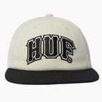 Huf Classic Arch Brushed Snapback Cap - Bleach Black