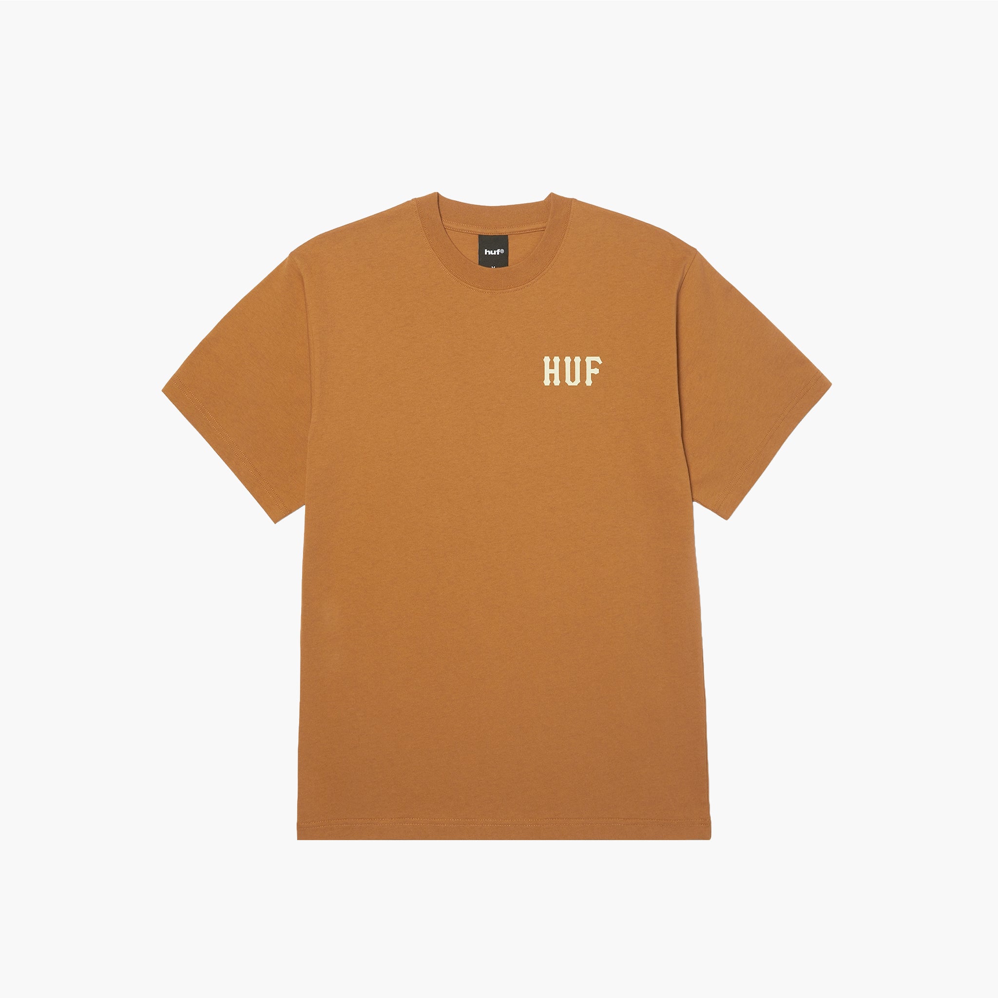 Huf Classic H T-Shirt - Sugar Brown Cream