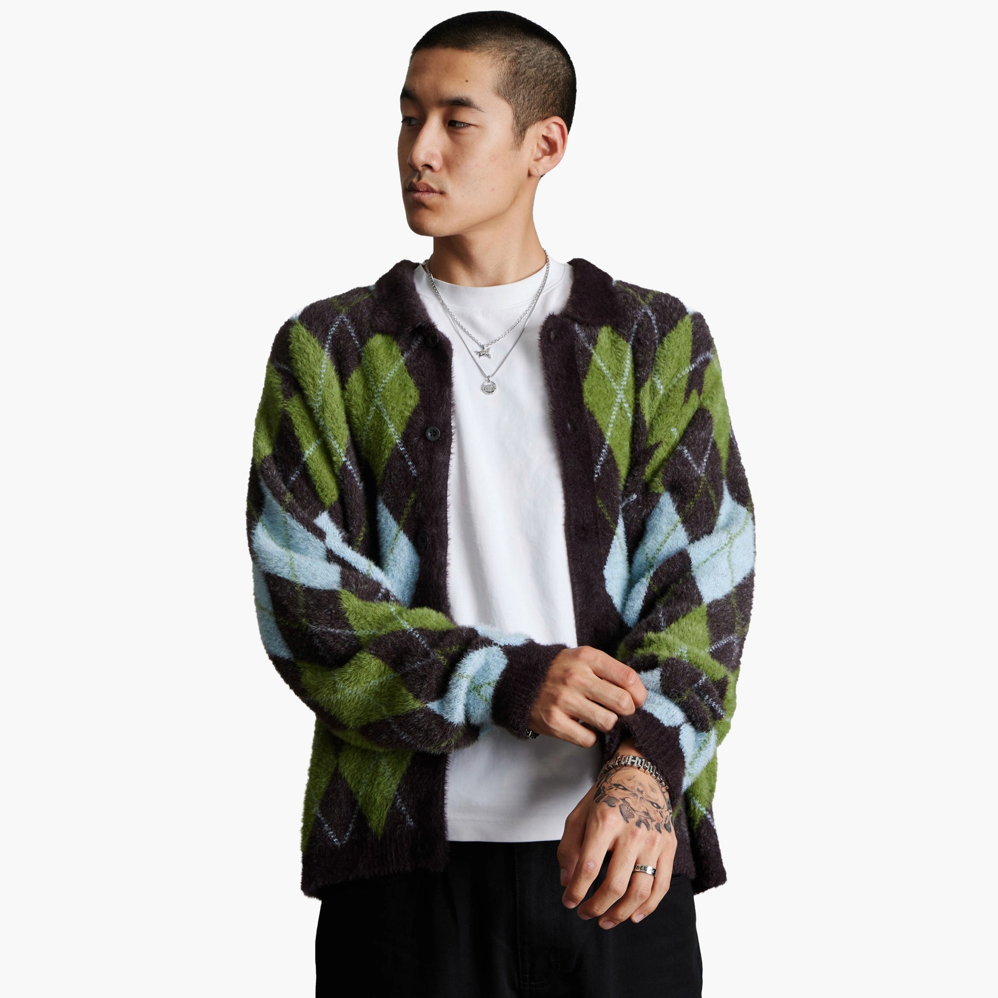 Huf Cooper Mohair Sweater - Dark Brown