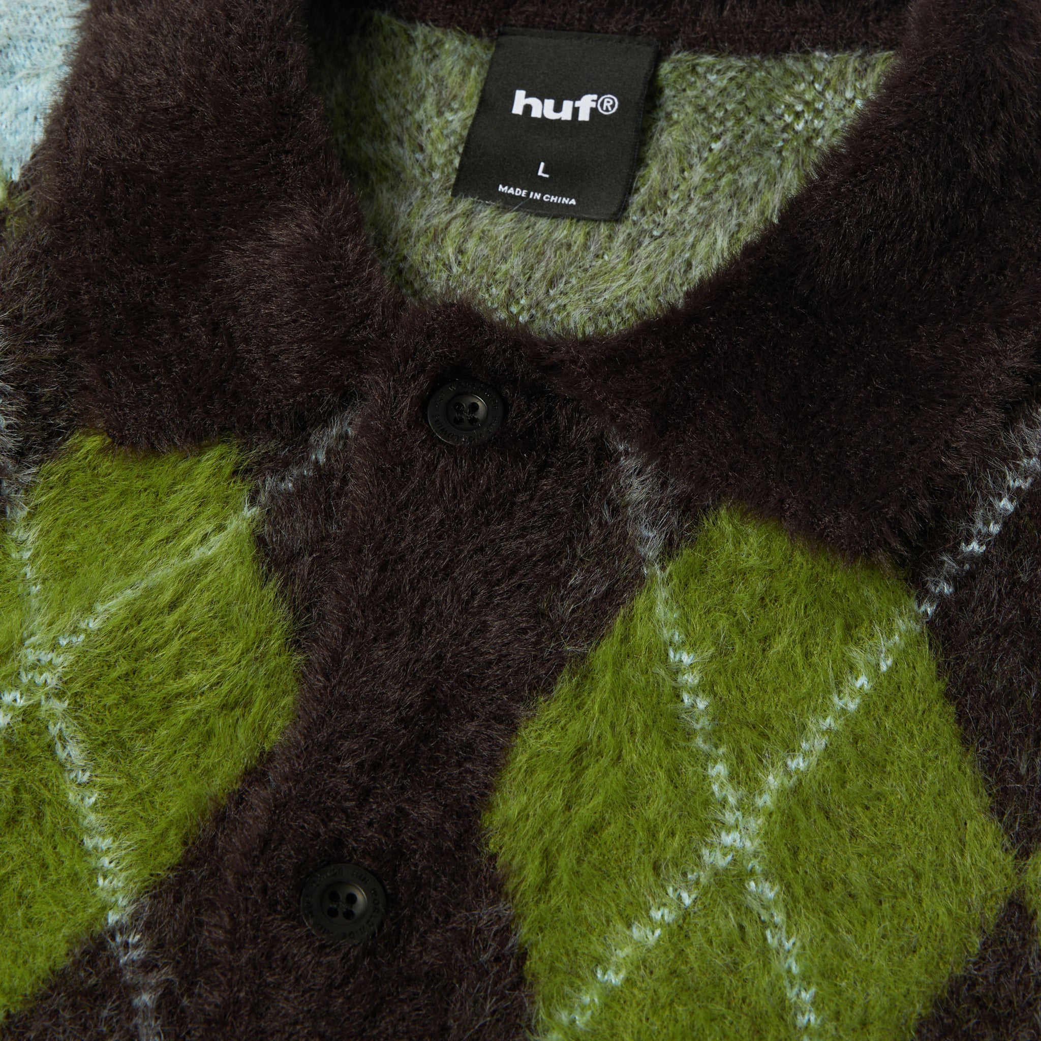 Huf Cooper Mohair Sweater - Dark Brown