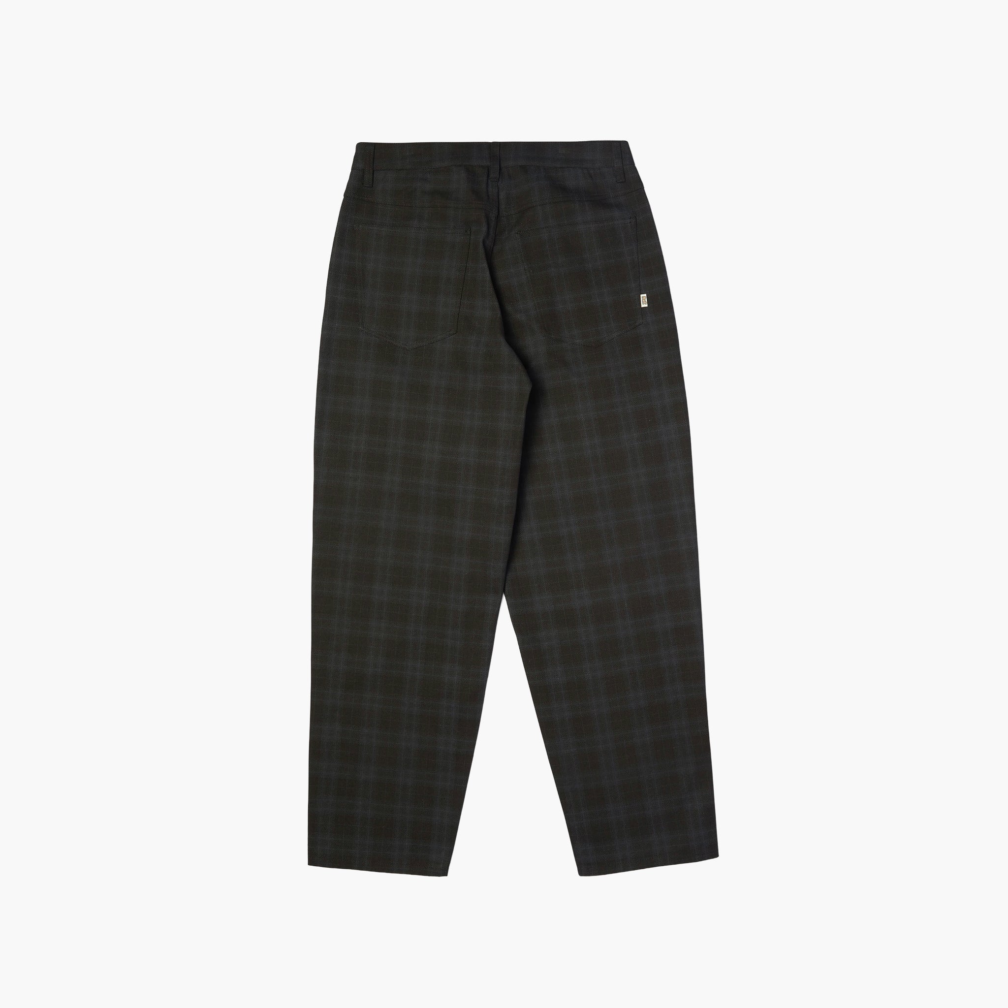 Huf Cromer Plaid Pant - Black