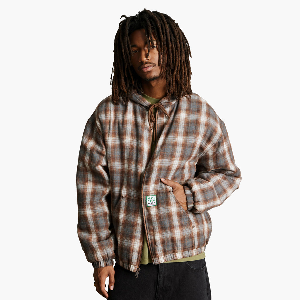 Huf Durango Work Jacket - Dark Brown