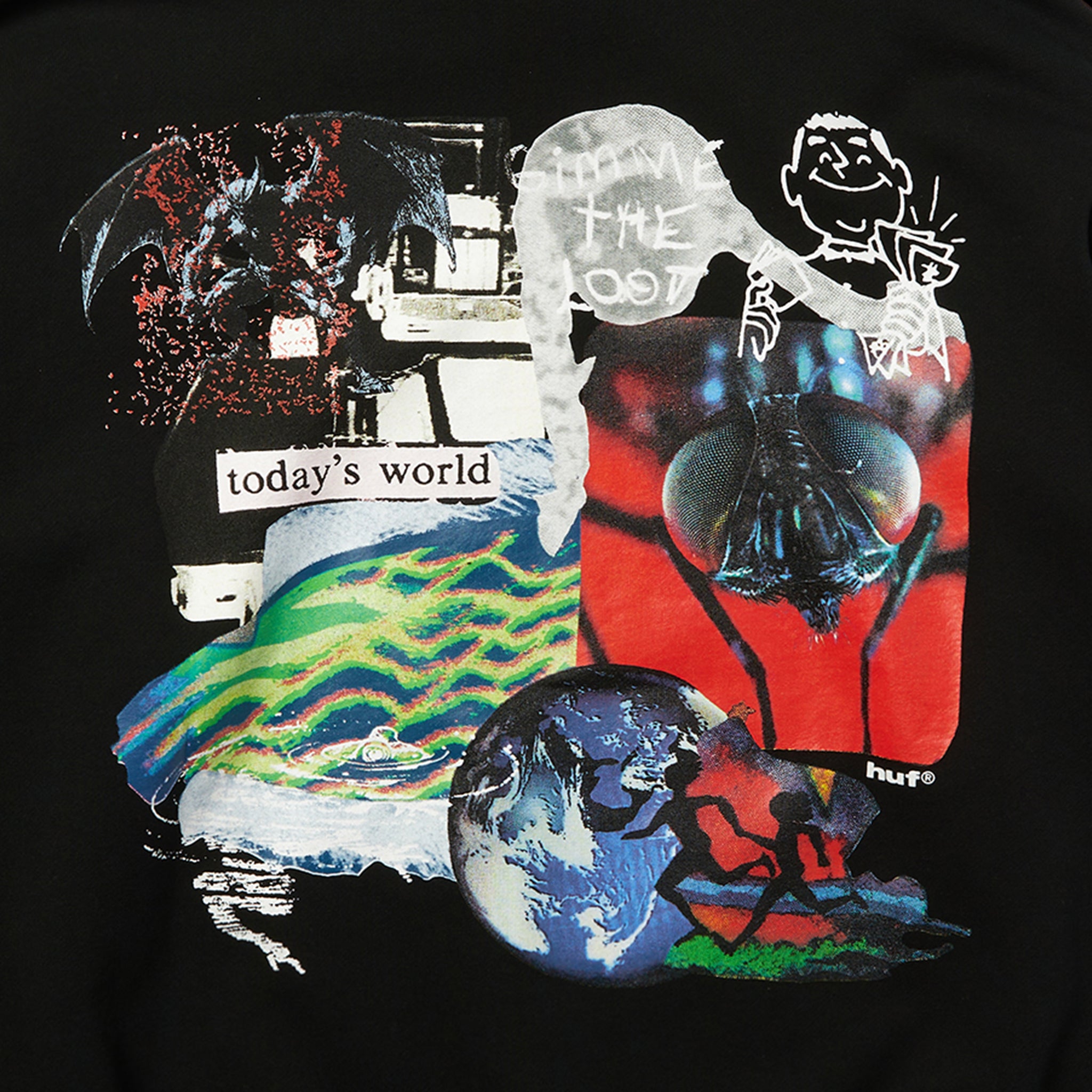 Huf Gimme the Loot PO Hoodie Black