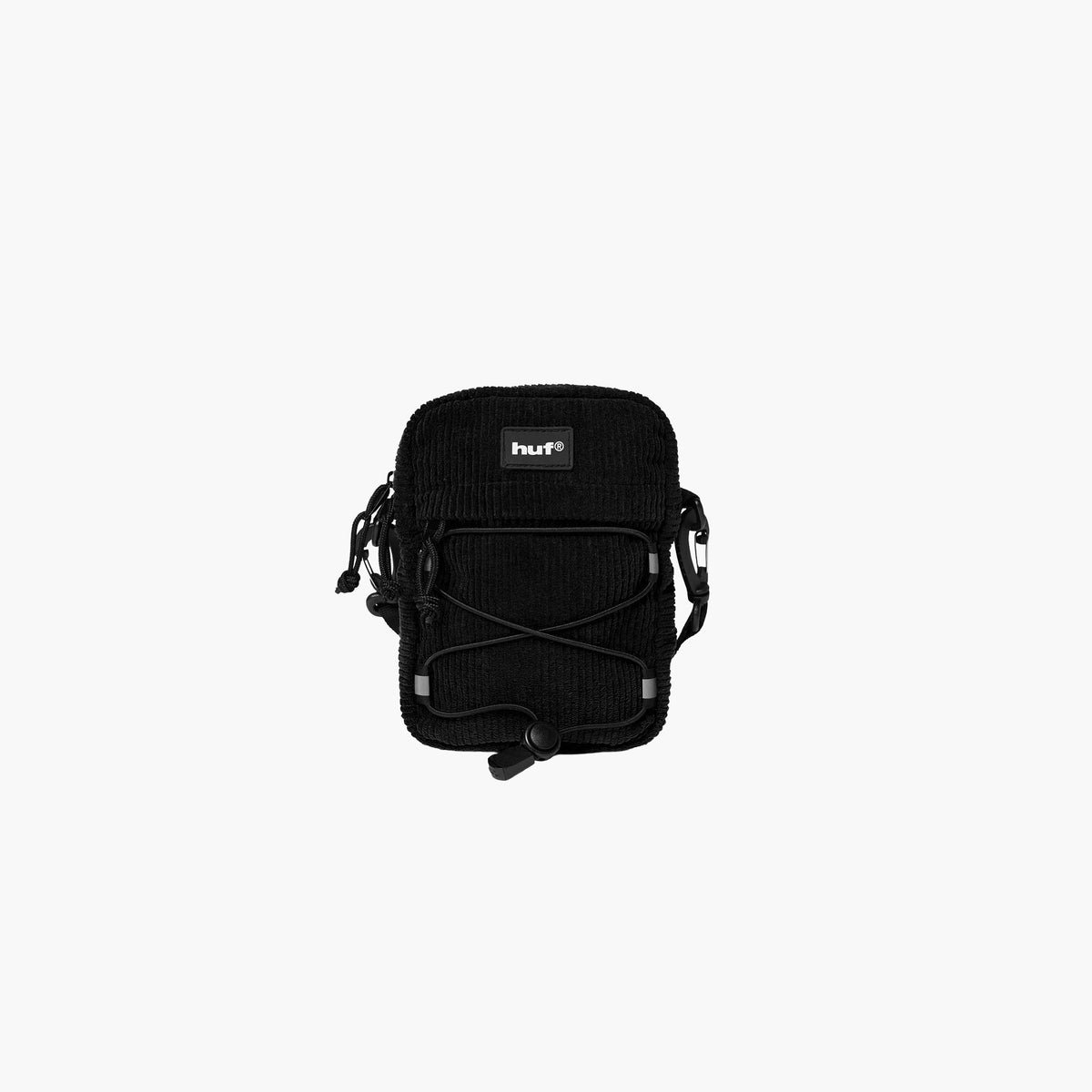 Huf Corduroy Bowery Side Bag - Black