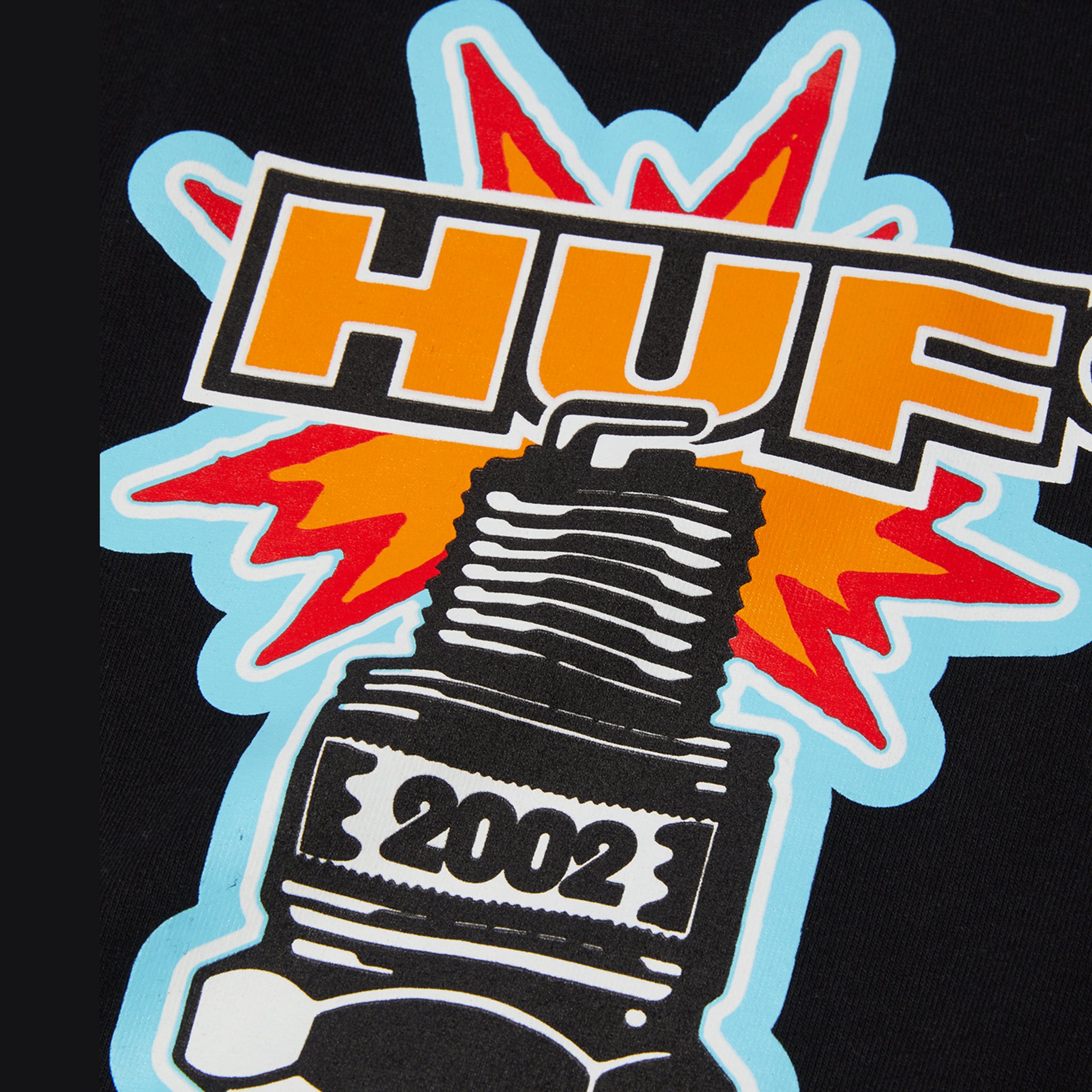 Huf Spark It Up T-Shirt Black