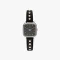 Komono Kate Studs - Black Silver