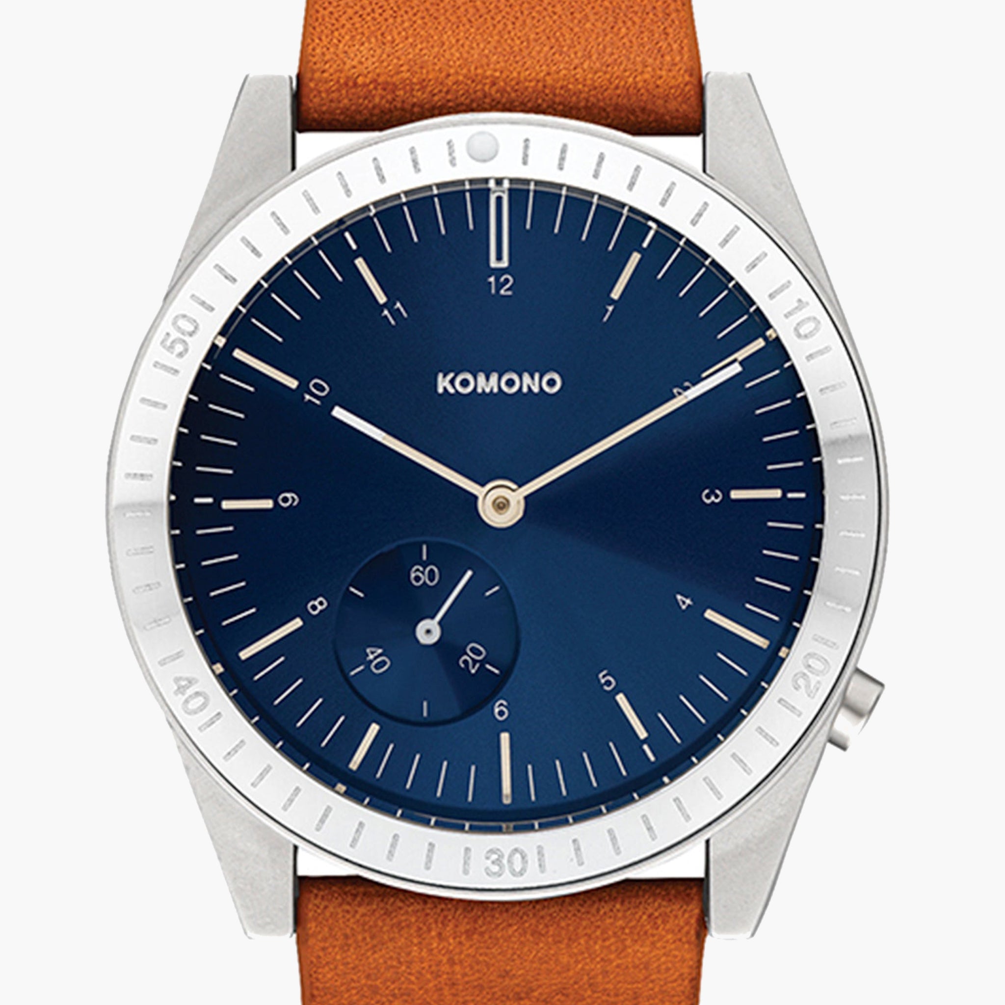 Komono Ray Legacy Leather - Silver Blue