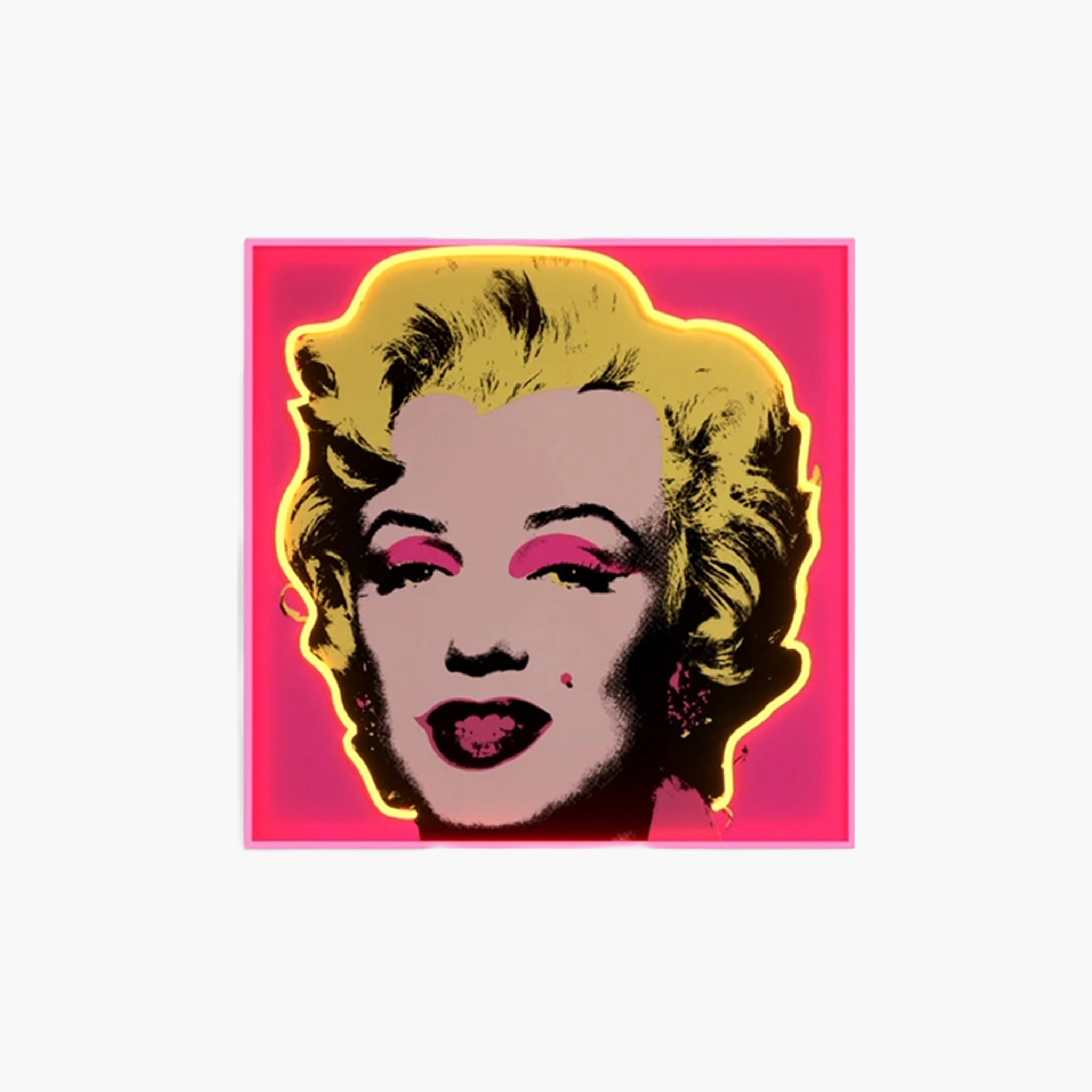 Yellowpop x Marylin Monroe X Andy Warhol Neon LedArt
