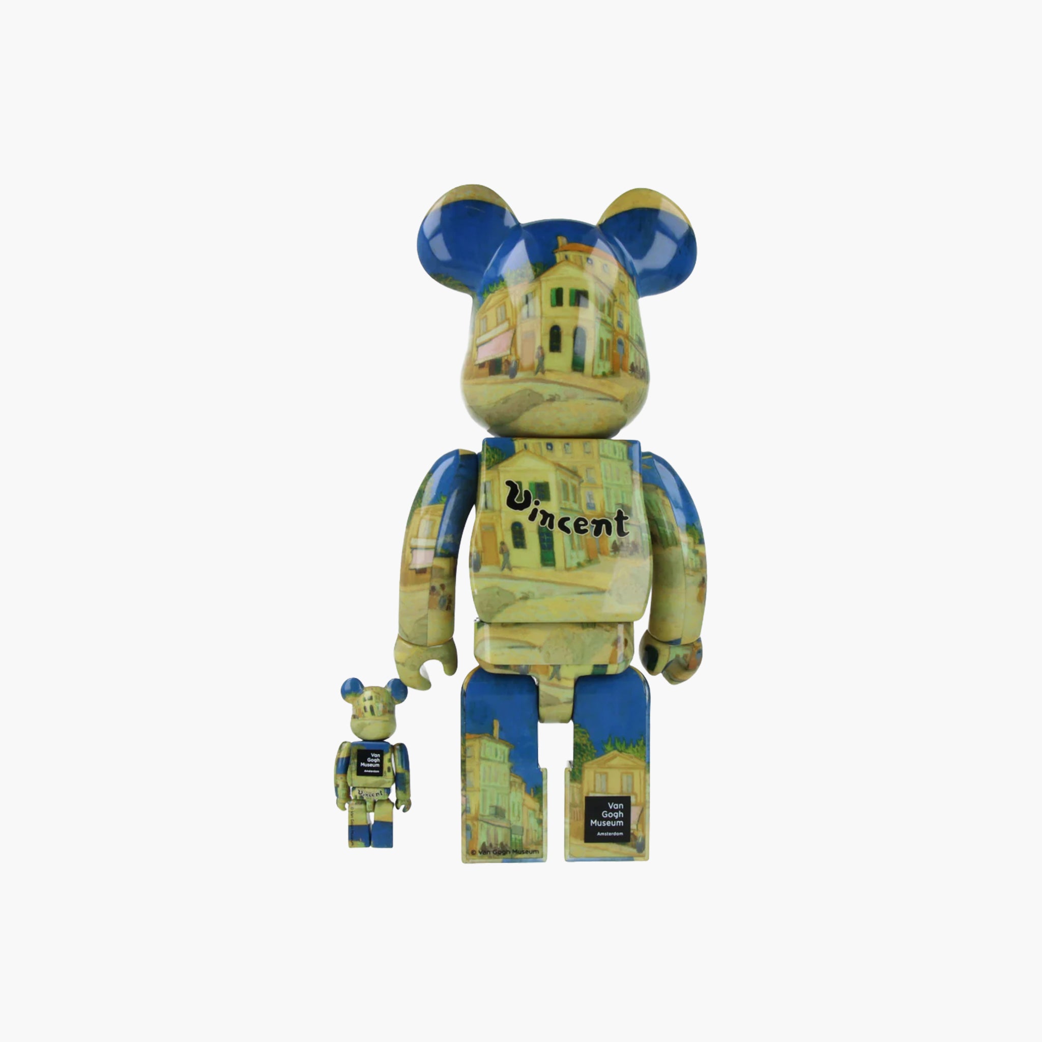 Bearbrick 400% + 100% van Gogh - The Yellow House