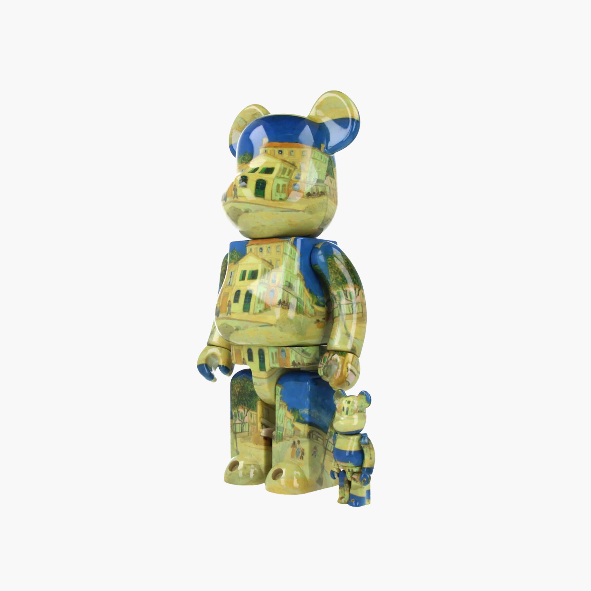 Bearbrick 400% + 100% van Gogh - The Yellow House
