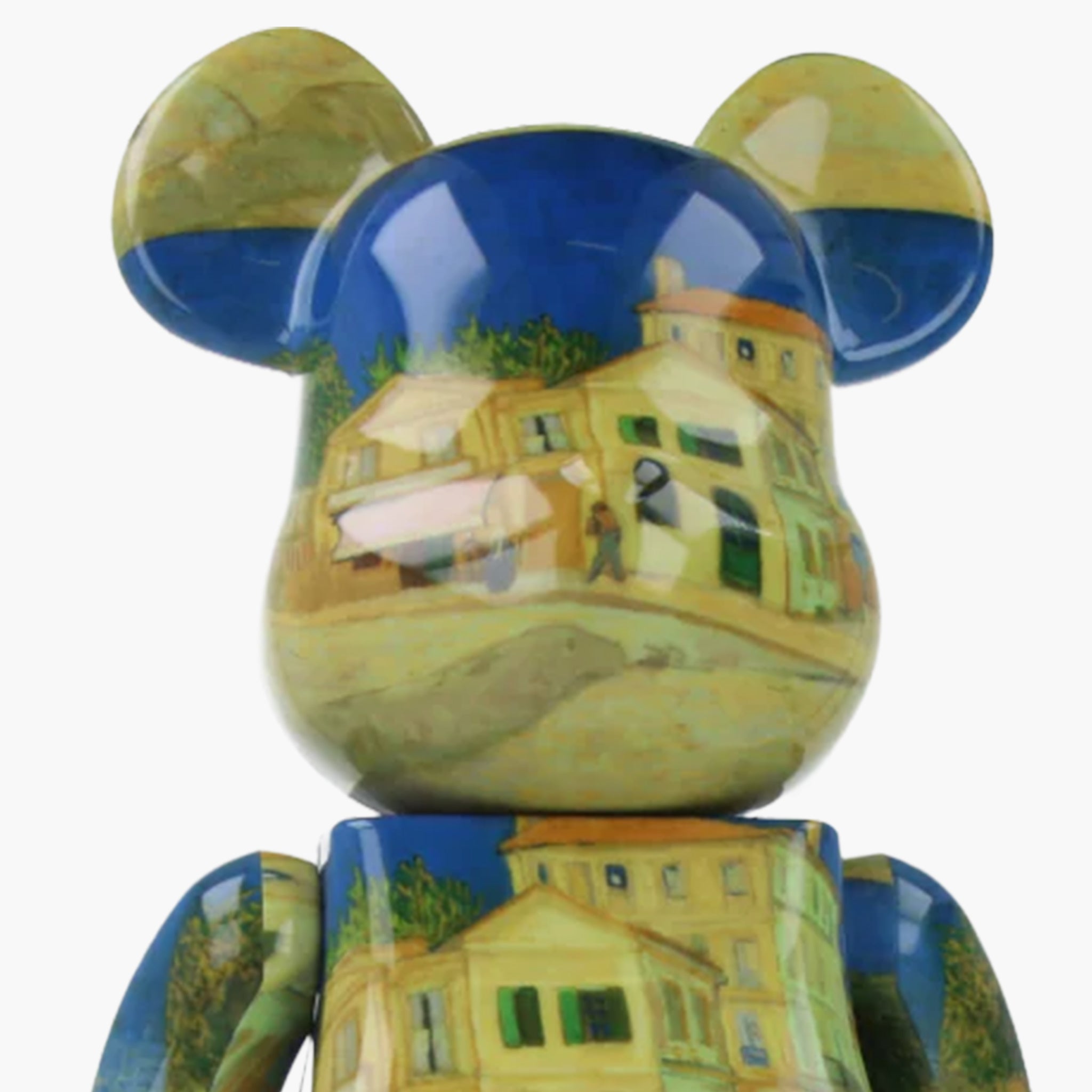 Bearbrick 400% + 100% van Gogh - The Yellow House