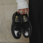 Playboy Austin - Black Polido leather