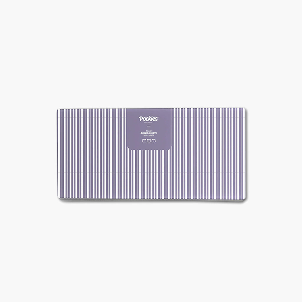 Pockies 3-Pack Striped Boxers