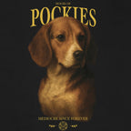 Pockies Beagle T-Shirt Schwarz