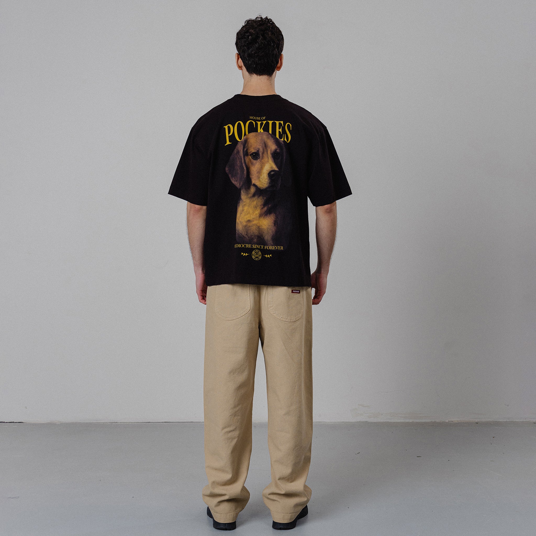 Pockies Beagle T-Shirt Zwart