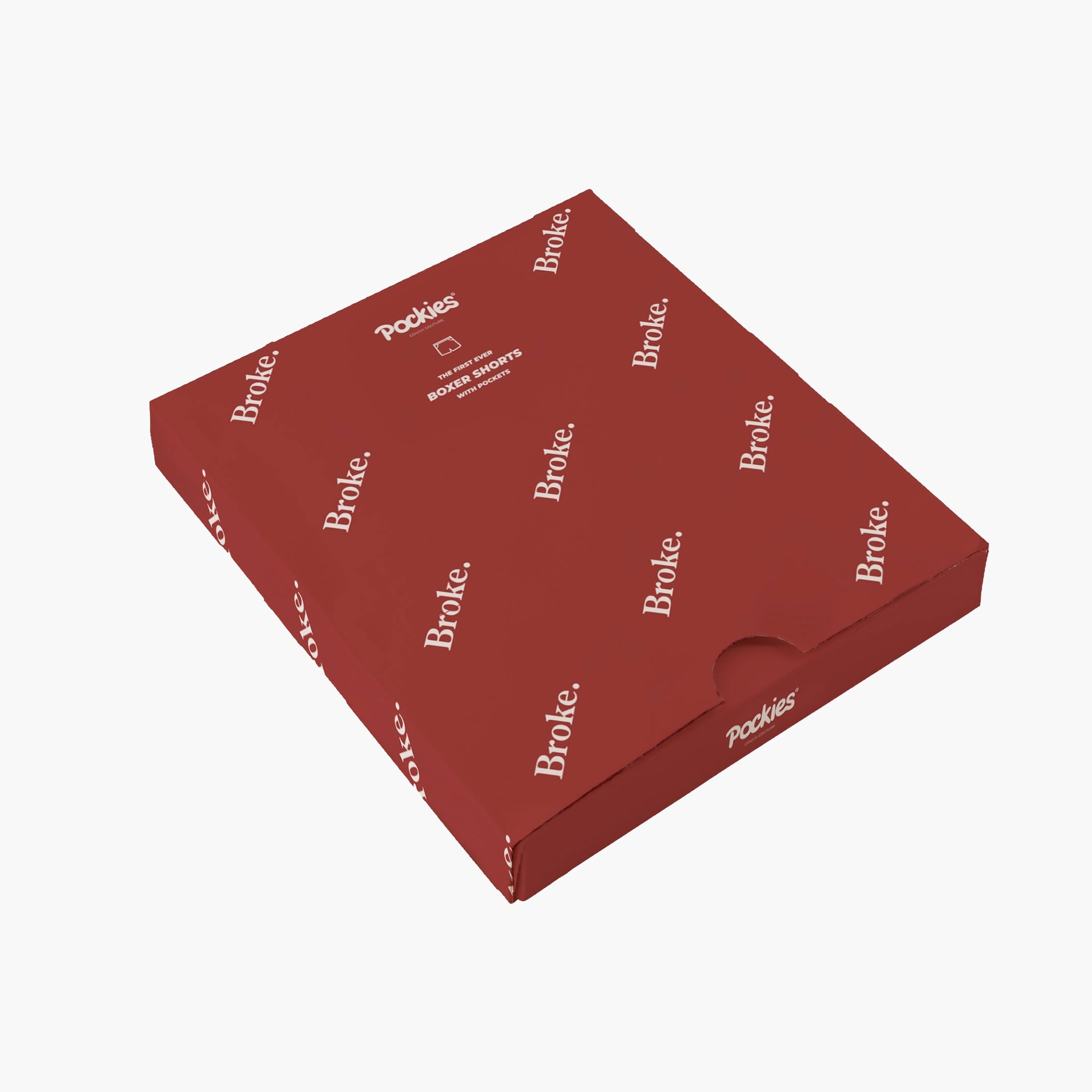 Pockies Broke Boxers - Red