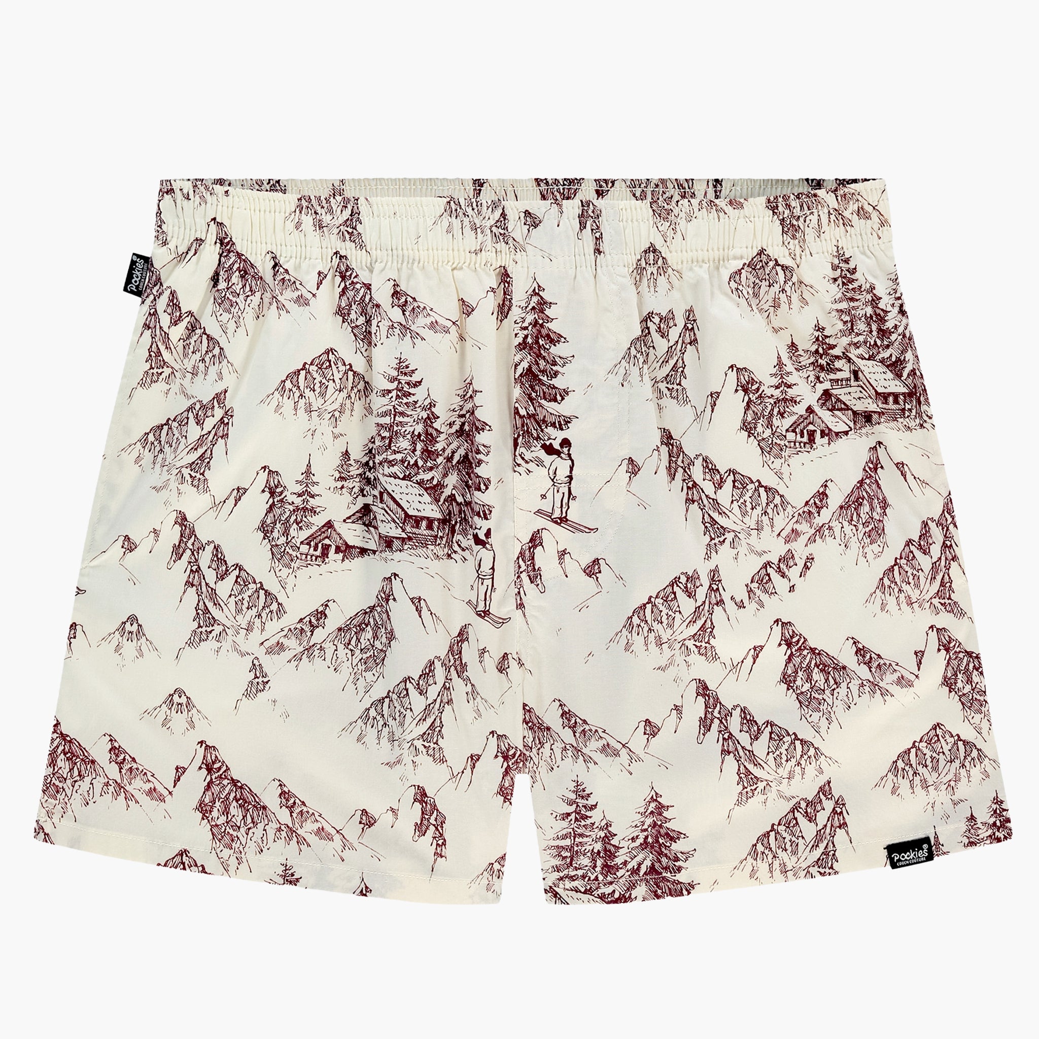 Pockies Cabin Boxers - Off White