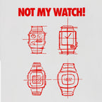 Kaibe X Pockies Watch T-Shirt Weiß