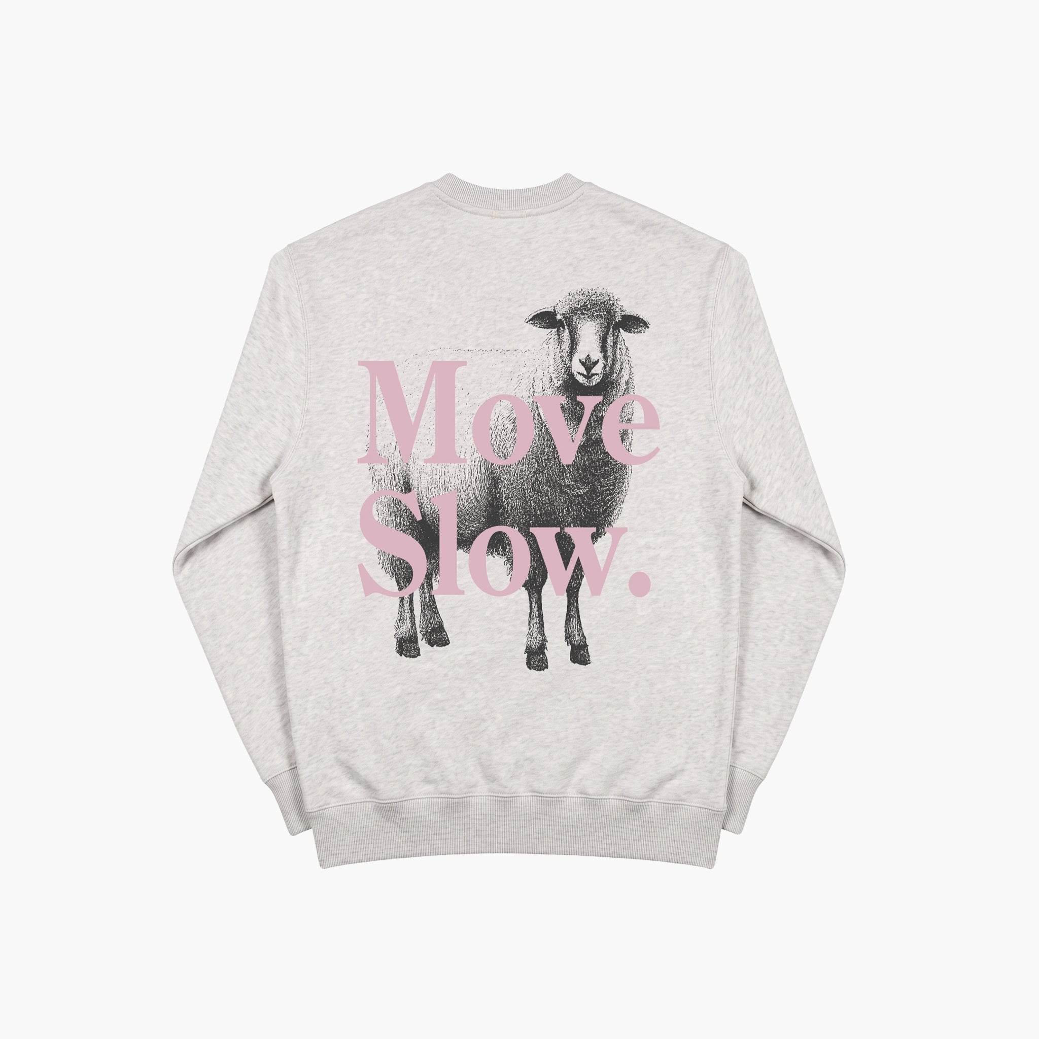 Pockies Move Slow Crew - Grey Melange Grey