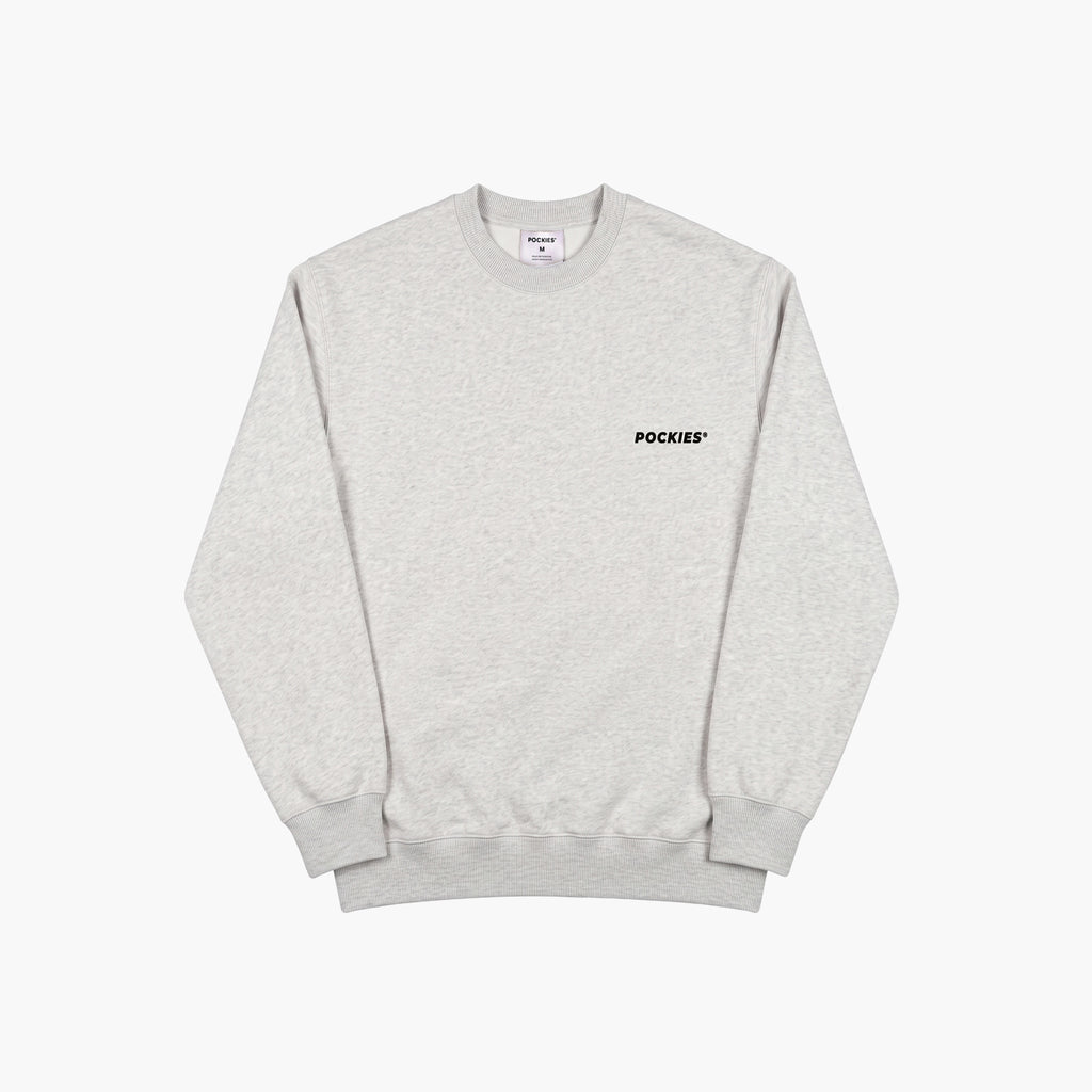 Pockies Move Slow Crew - Grey Melange Grey