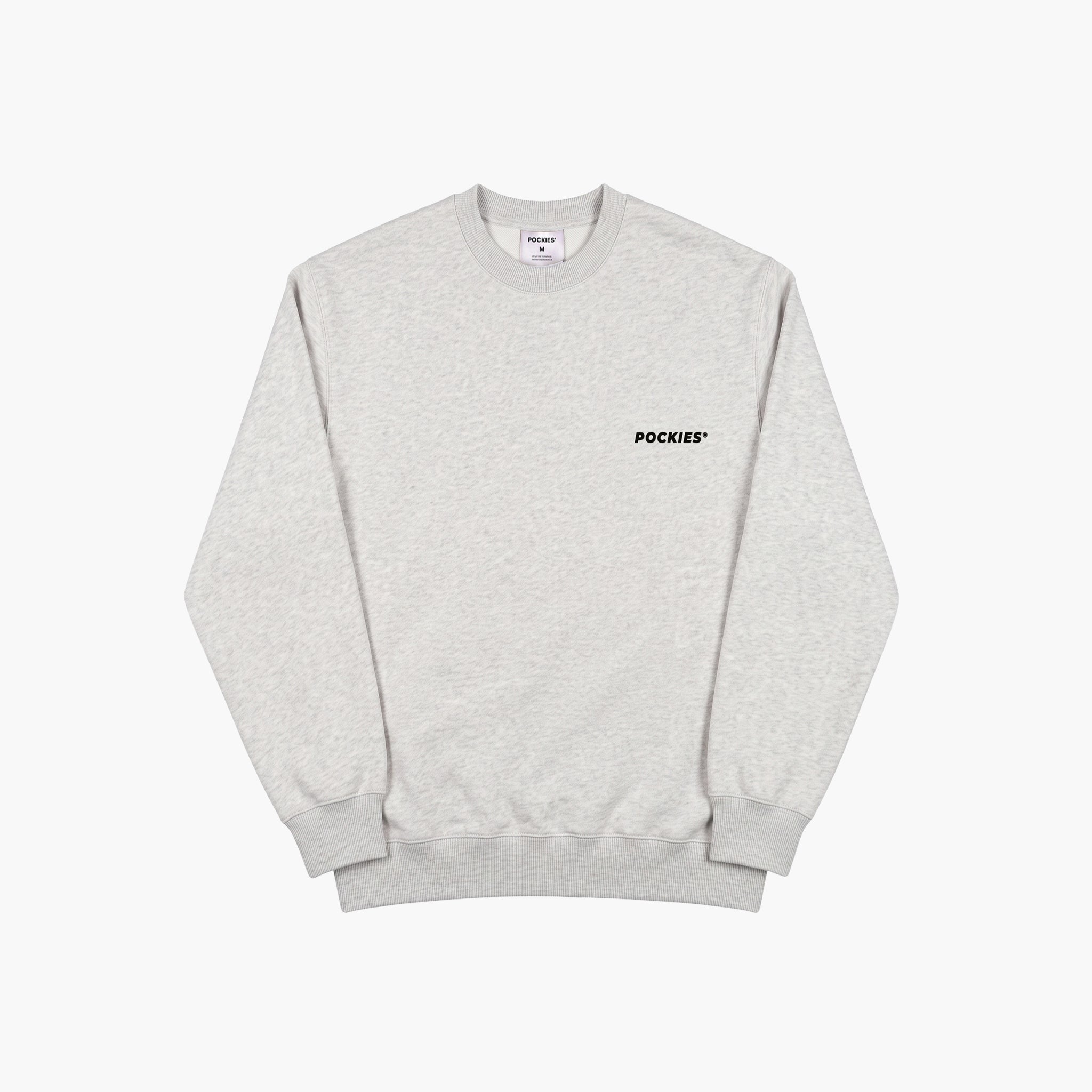 Pockies Move Slow Crew - Grey Melange Grey