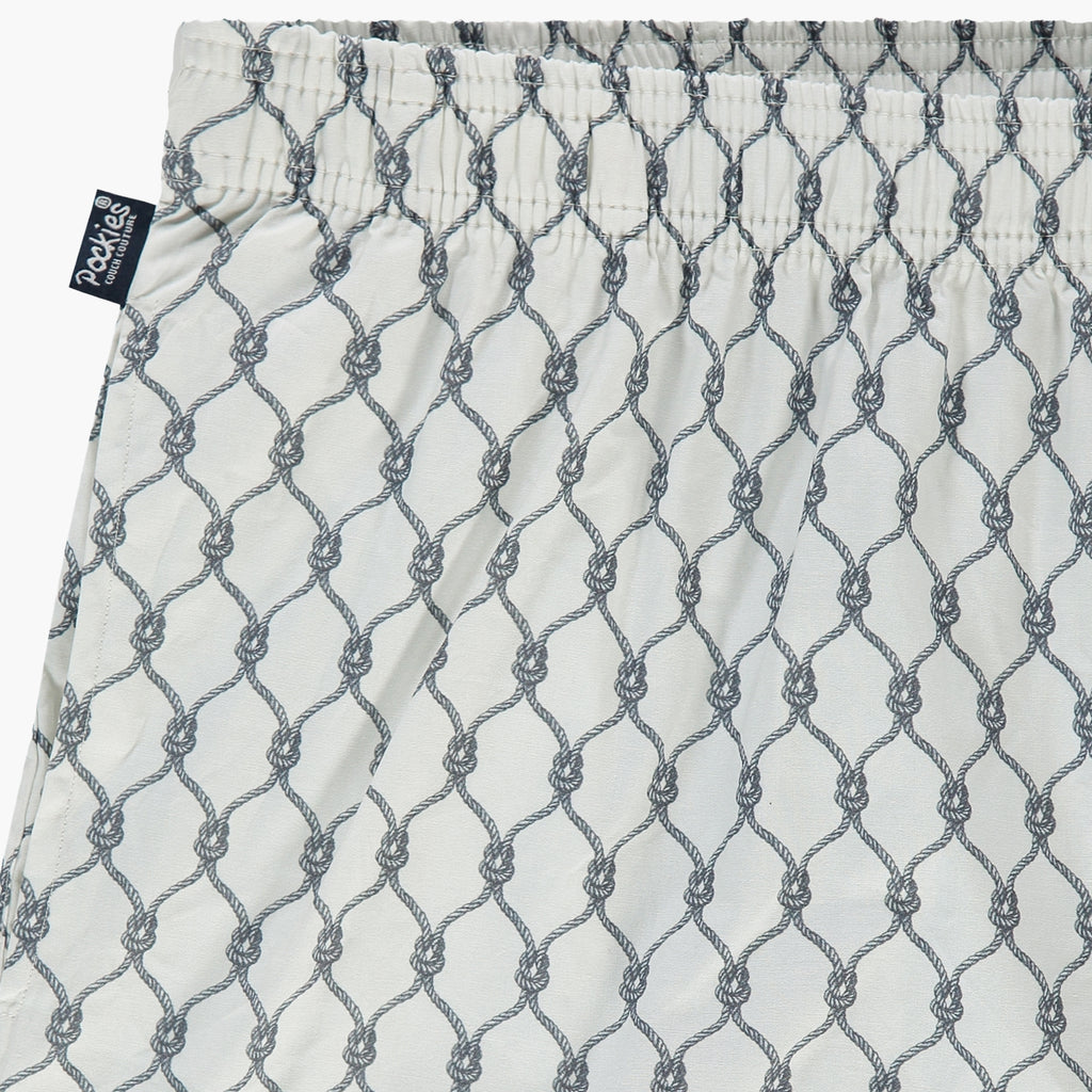 Pockies Naval Boxers - White