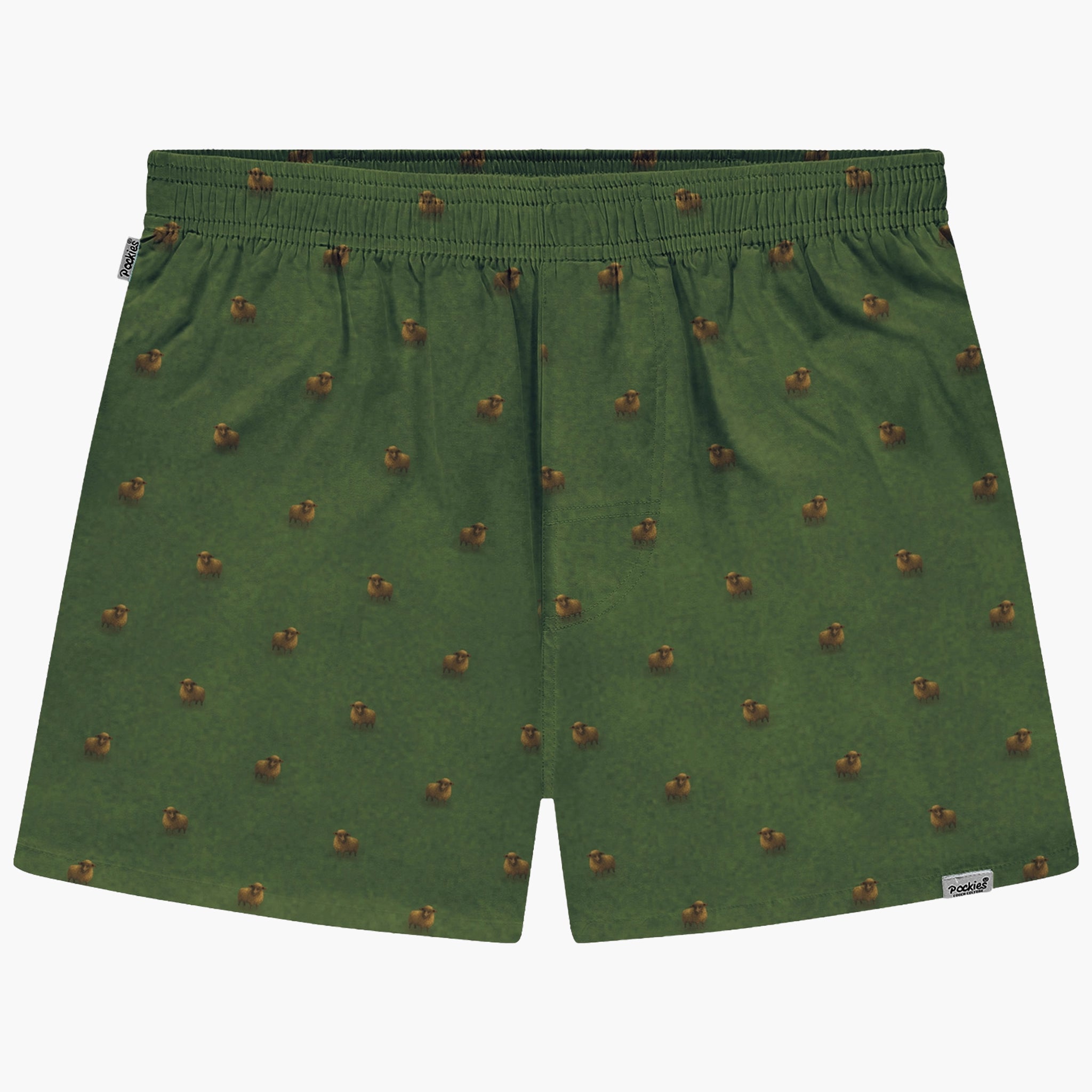Pockies Sheep Boxers - Green Green