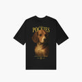 Pockies Beagle T-Shirt Schwarz