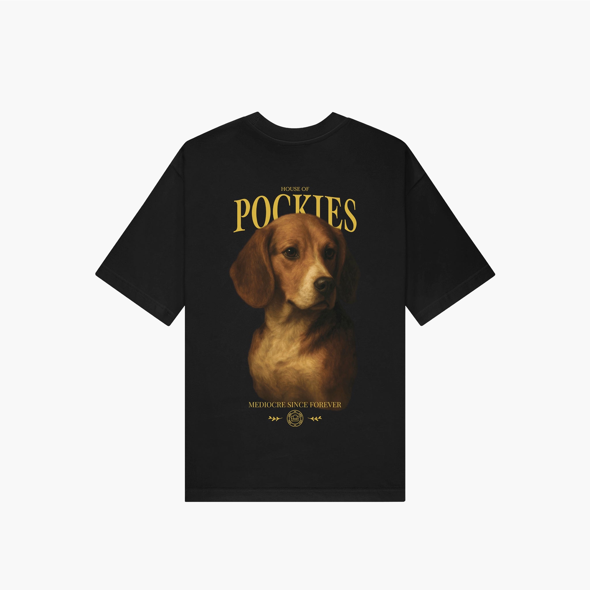 Pockies Beagle T-Shirt Zwart