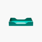Printworks Lacquered Tray Medium - Turquoise / Green