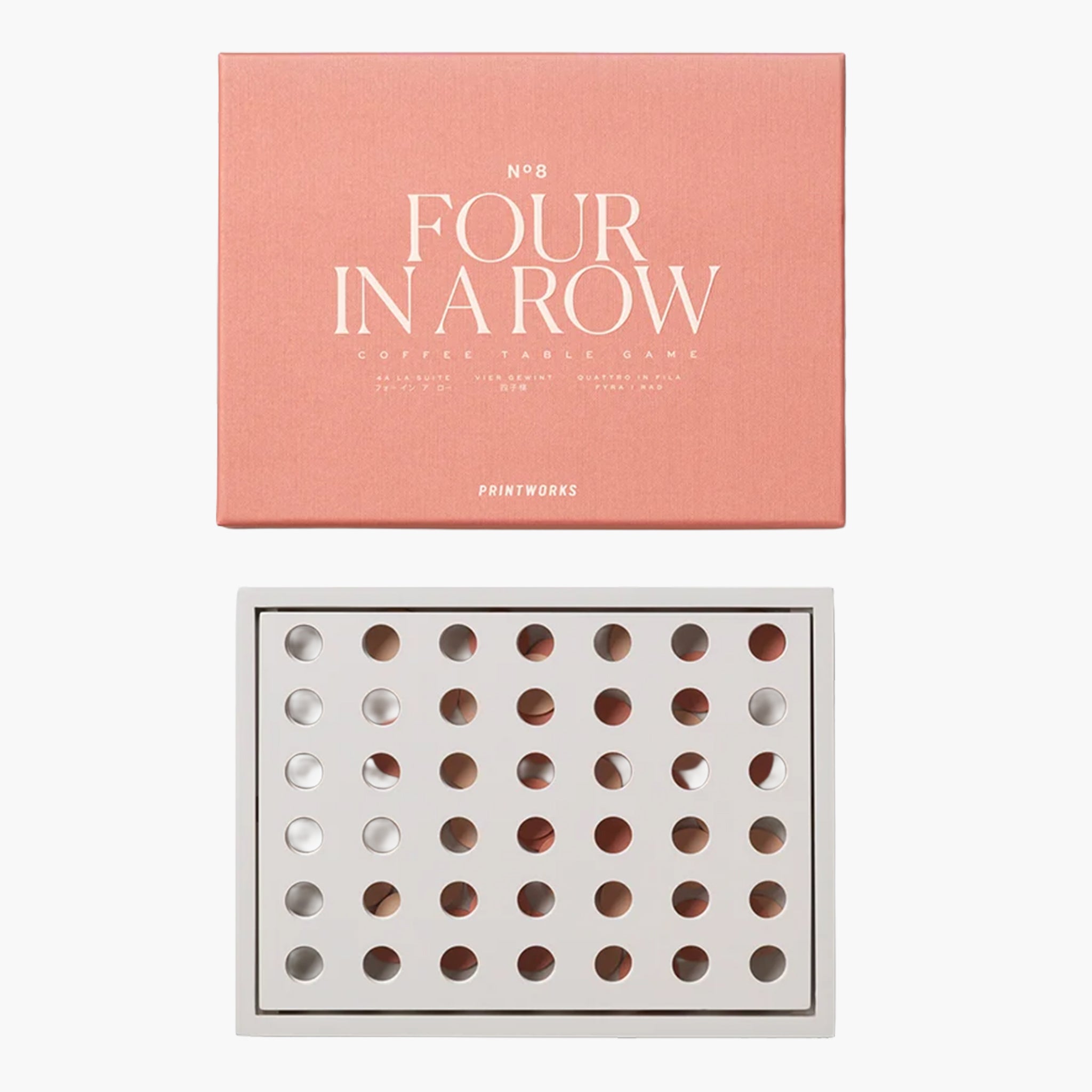 Printworks Four in a Row - Light Pink / Grey