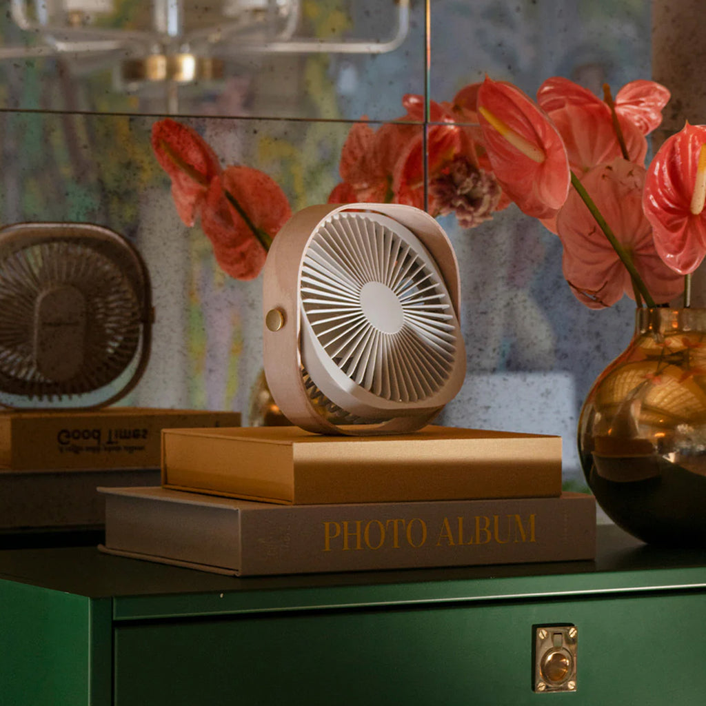 Printworks Tragbarer Ventilator Wood Beige