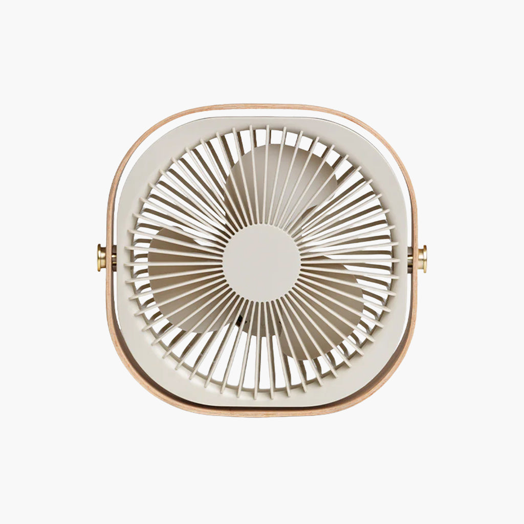 Printworks Tragbarer Ventilator Wood Beige