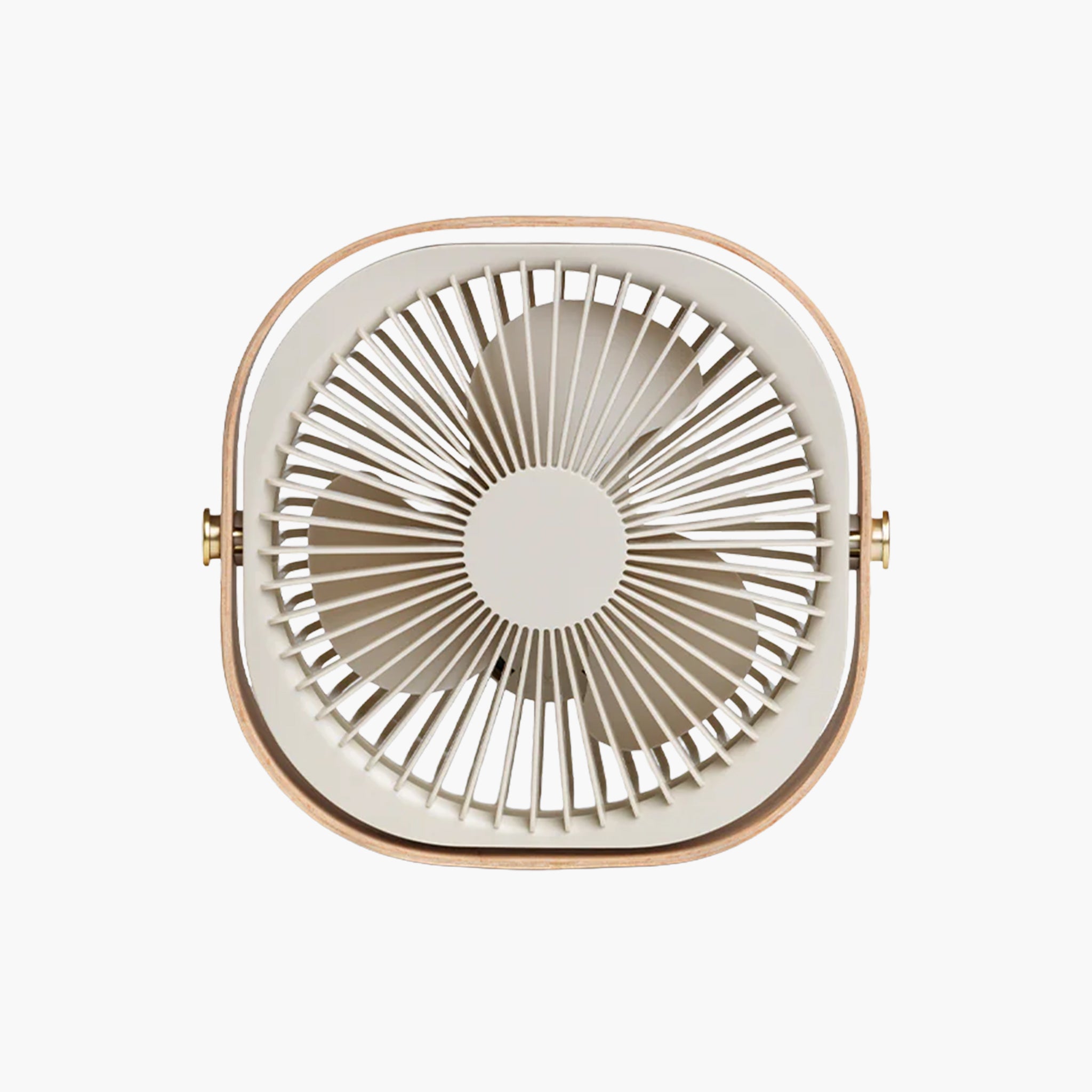 Printworks Tragbarer Ventilator Wood Beige