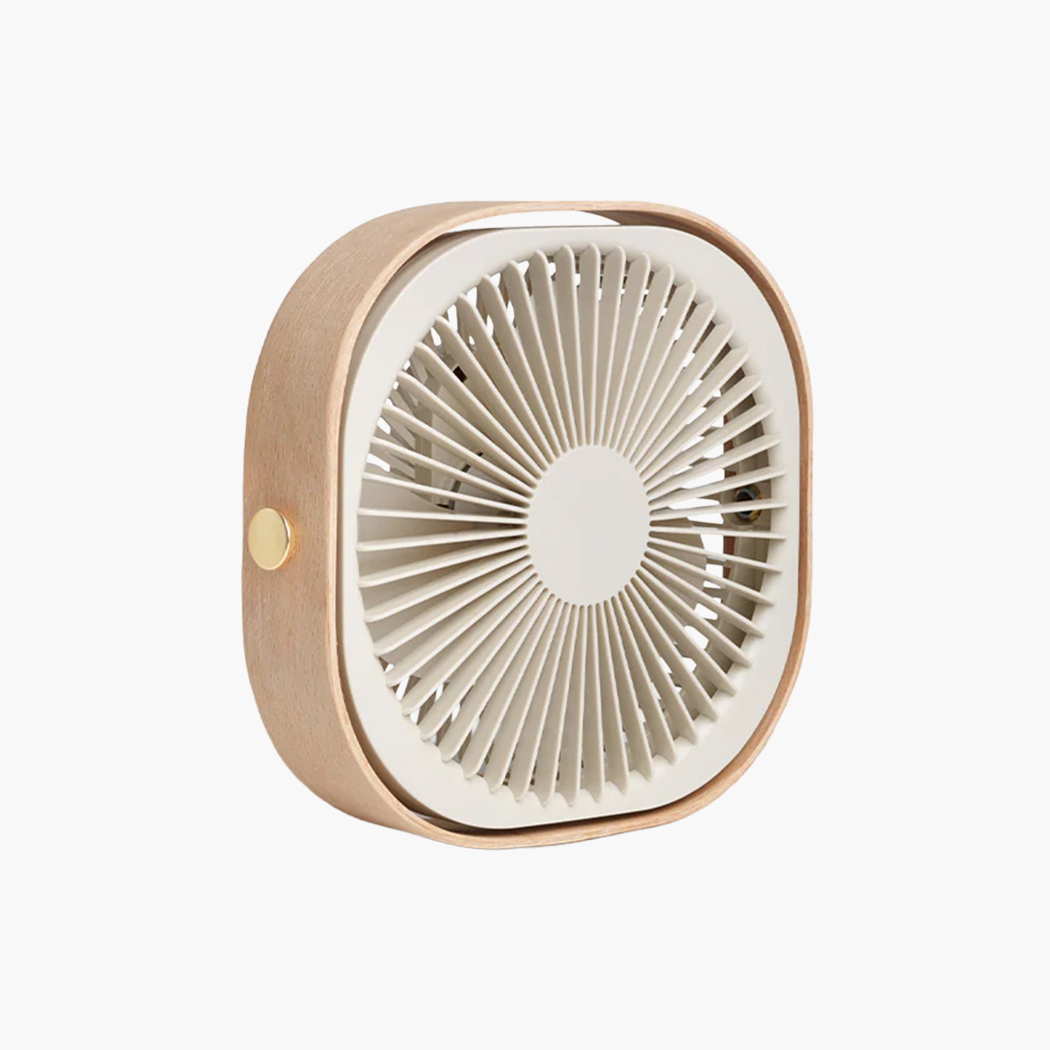 Printworks Draagbare Ventilator Wood Beige