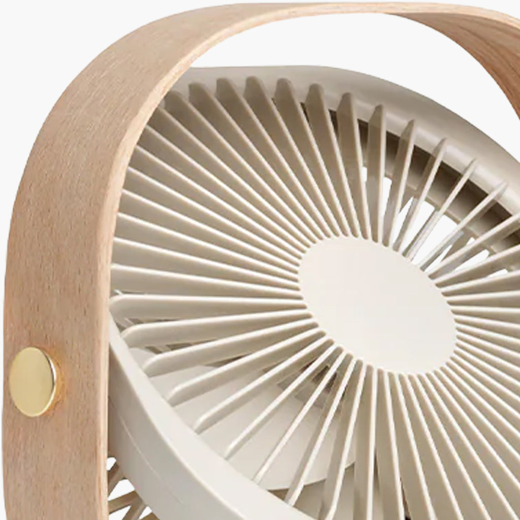 Printworks Tragbarer Ventilator Wood Beige