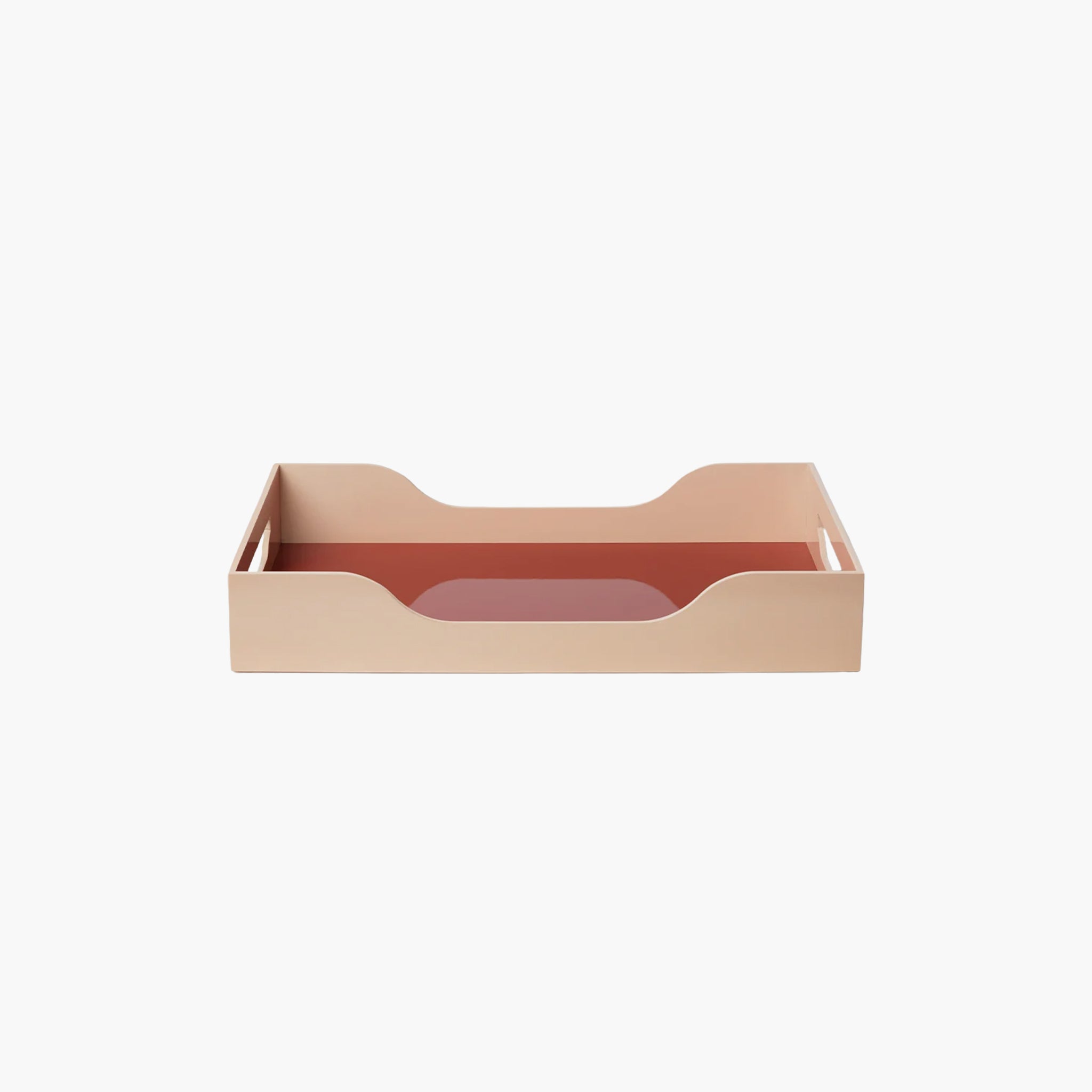 Printworks Lacquered Tray Medium - Maroon Pink