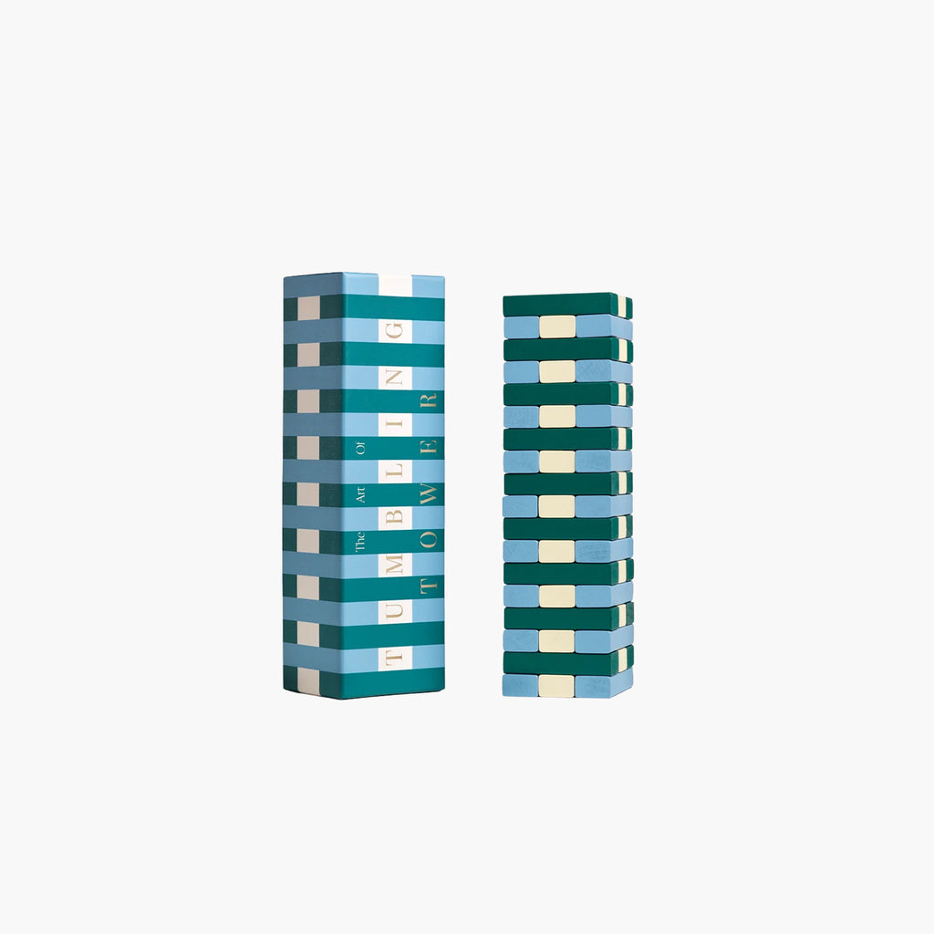 Printworks Tumbling Tower - Green Blue