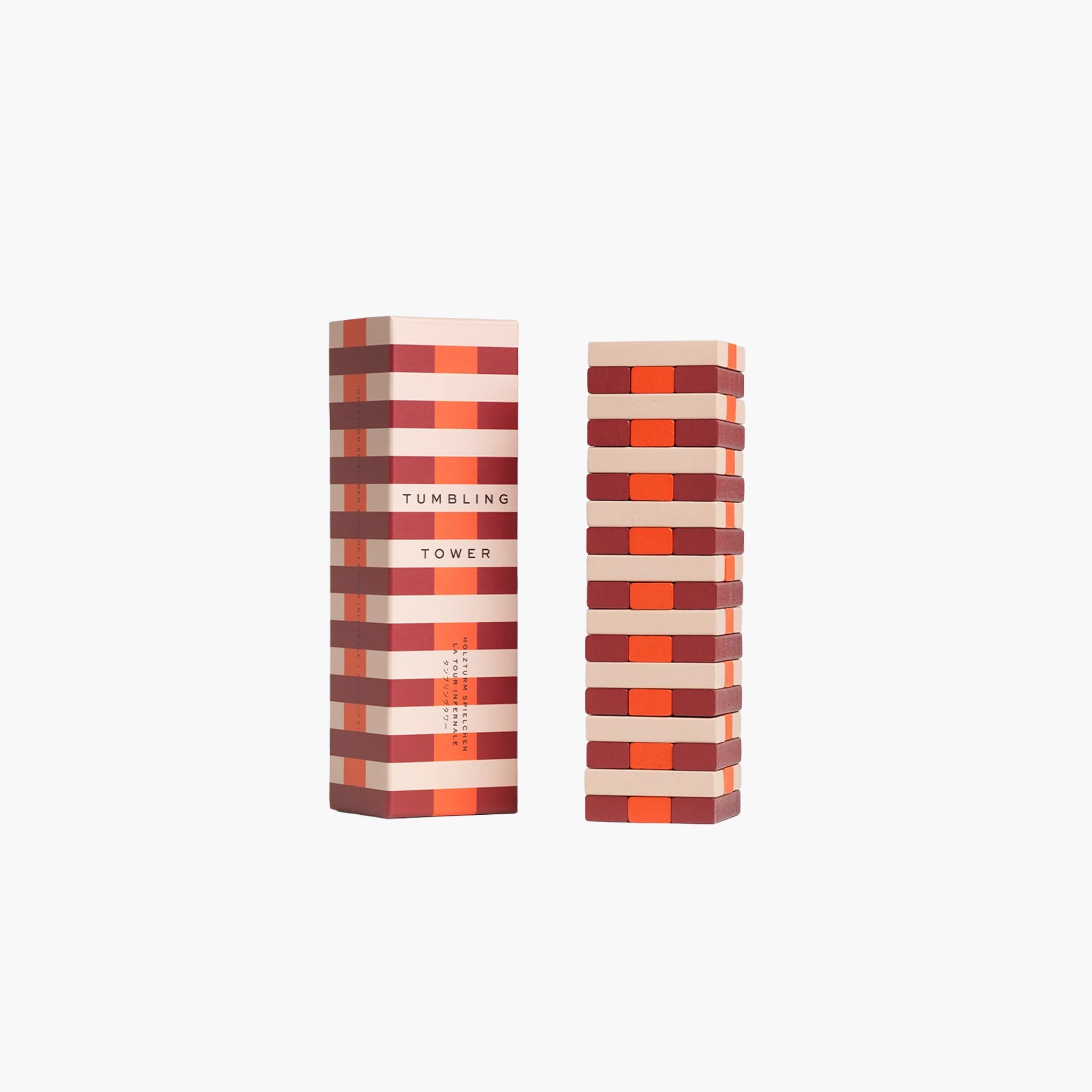 Printworks Tumbling Tower - Pink Red