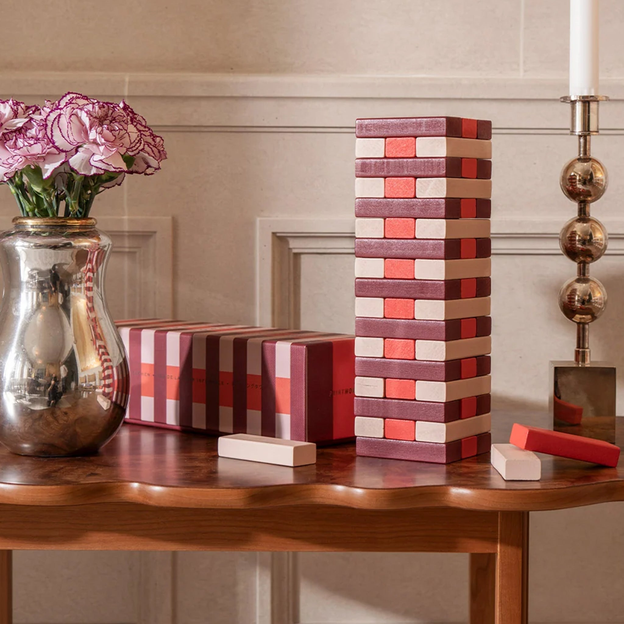 Printworks Tumbling Tower - Pink Red