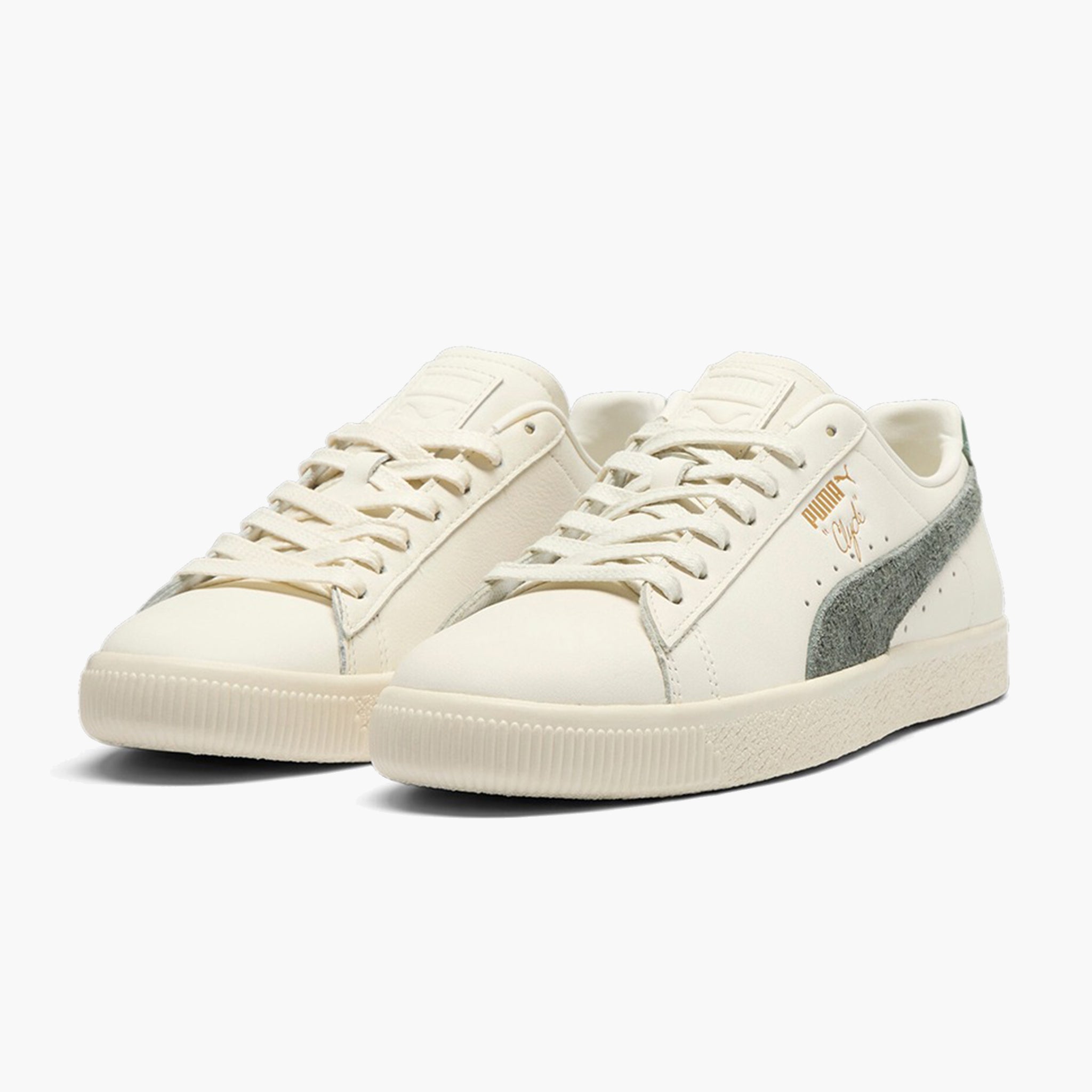 Puma Clyde Base L - Whisper White Gray Eucalyptus