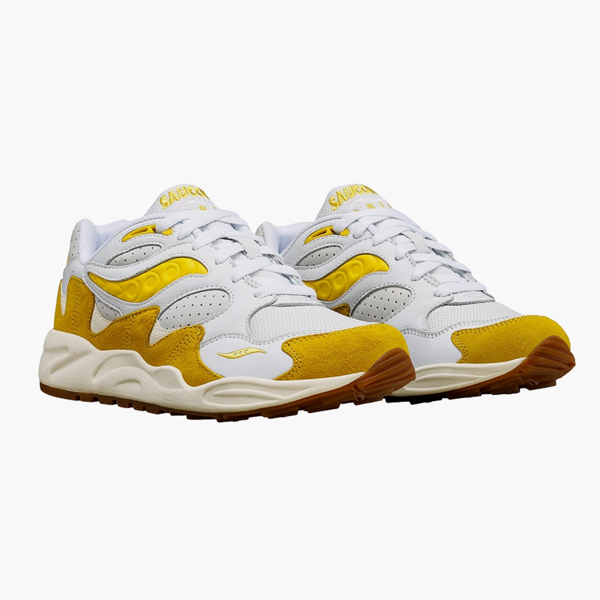 Saucony Grid Shadow 2 - White Yellow