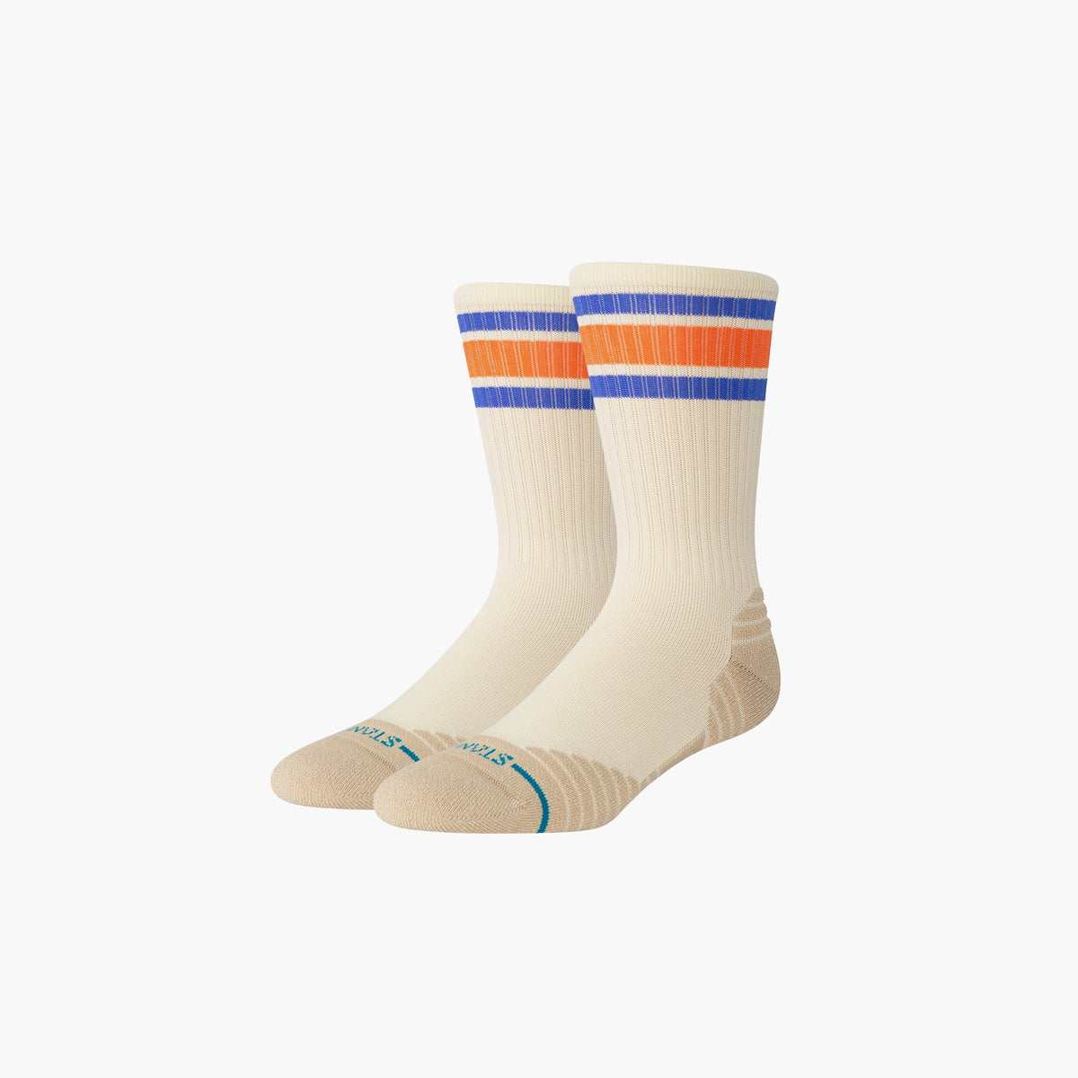 Stance Boyd Mid Ribbed Crew Sock - Beige