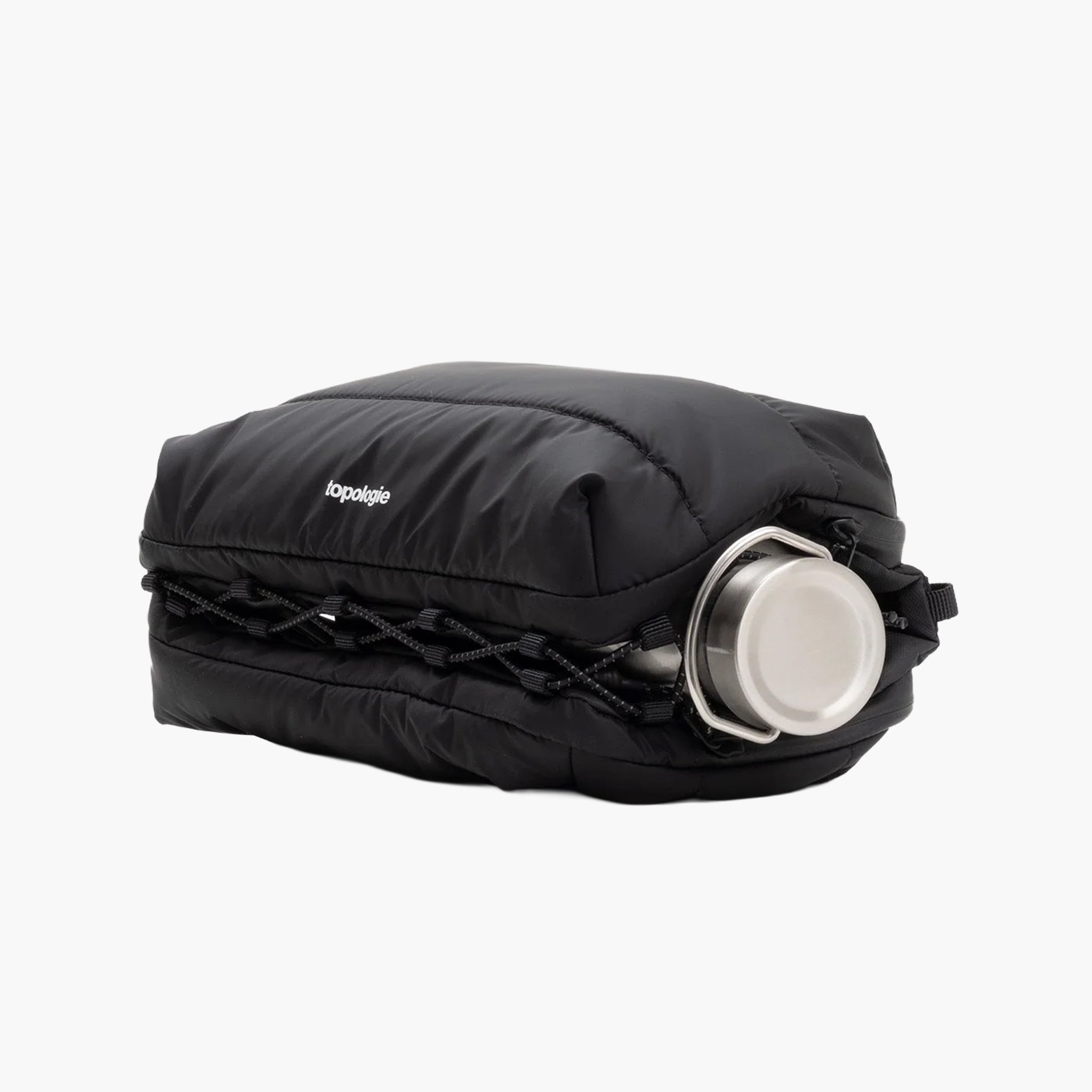 Topologie Bottle Sacoche Large - Black Puffer
