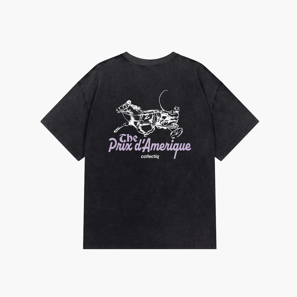Collectiq Trotting Prix T-Shirt - Faded Black