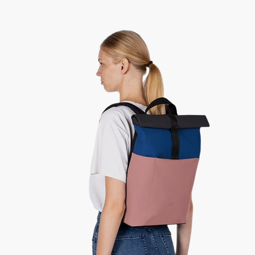 Ucon Acrobatics Hajo Roll-Top Backpack Mini - Royal Blue Dark Rose